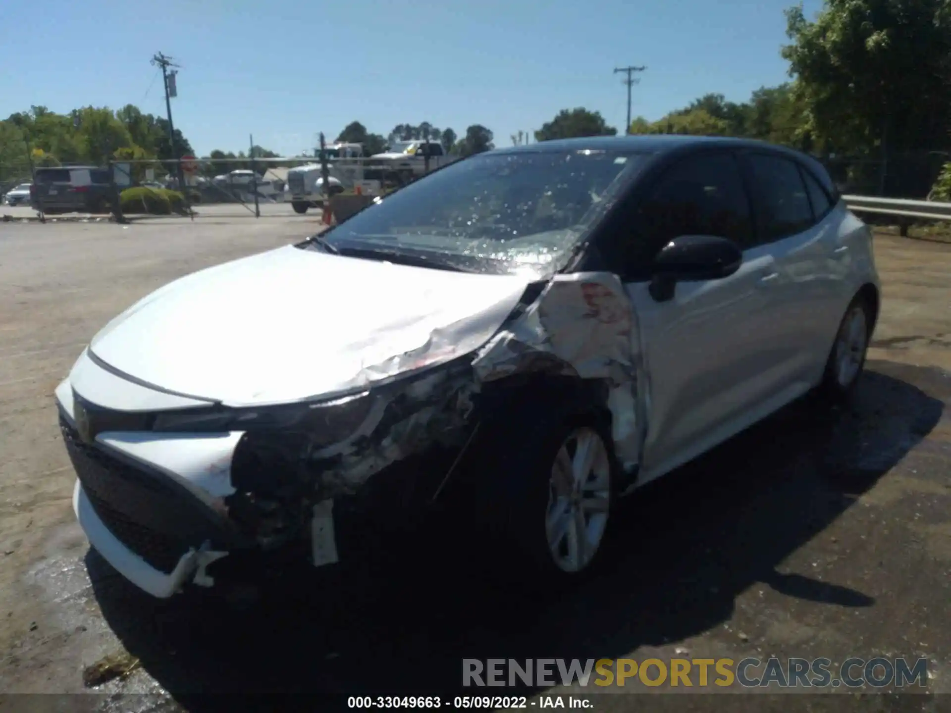 2 Photograph of a damaged car JTND4MBE2N3150408 TOYOTA COROLLA HATCHBACK 2022