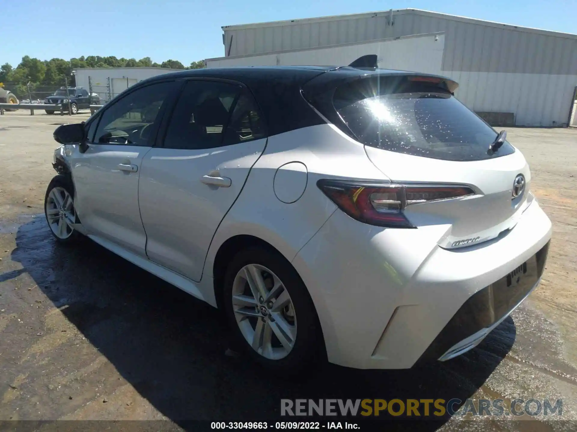 3 Photograph of a damaged car JTND4MBE2N3150408 TOYOTA COROLLA HATCHBACK 2022