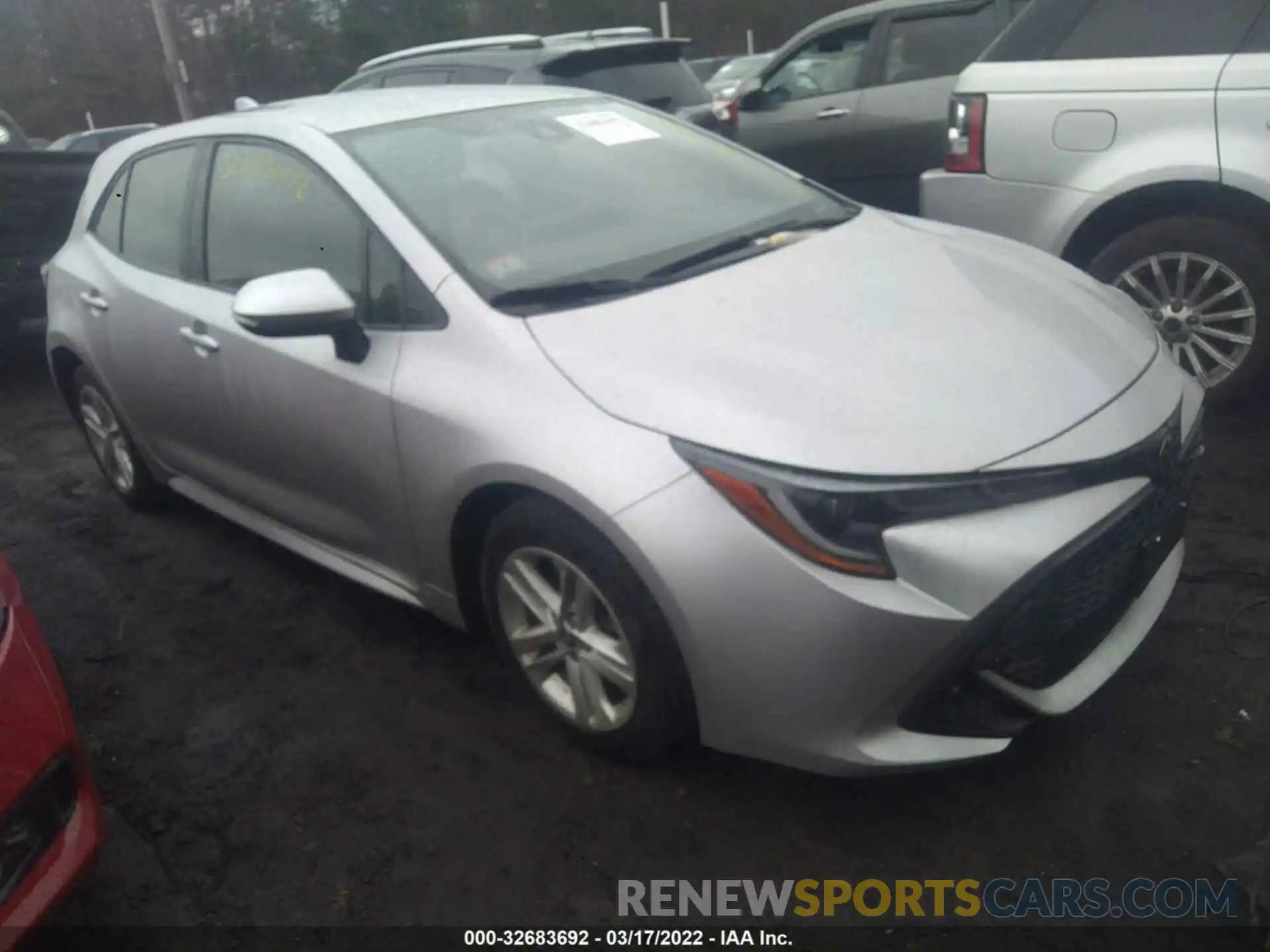 1 Photograph of a damaged car JTND4MBE2N3151817 TOYOTA COROLLA HATCHBACK 2022