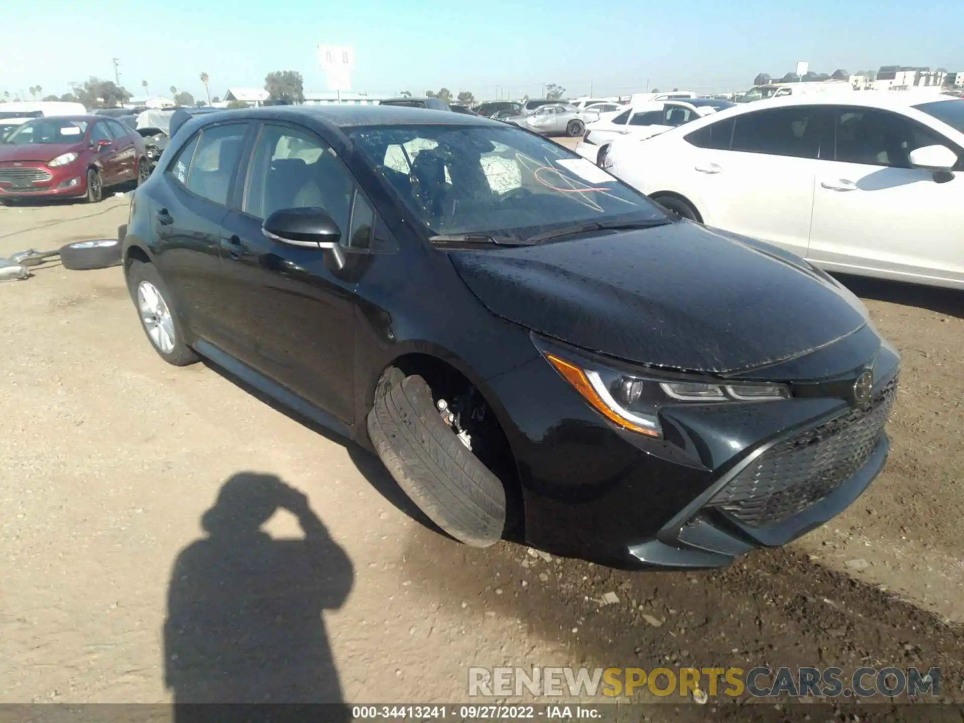 1 Photograph of a damaged car JTND4MBE2N3161487 TOYOTA COROLLA HATCHBACK 2022