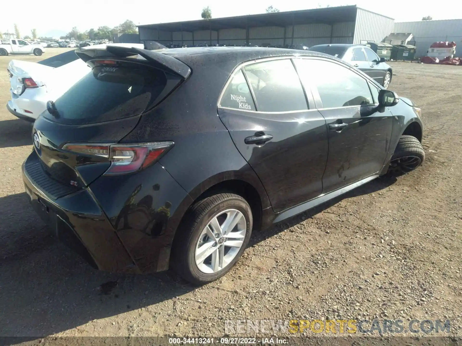 4 Photograph of a damaged car JTND4MBE2N3161487 TOYOTA COROLLA HATCHBACK 2022