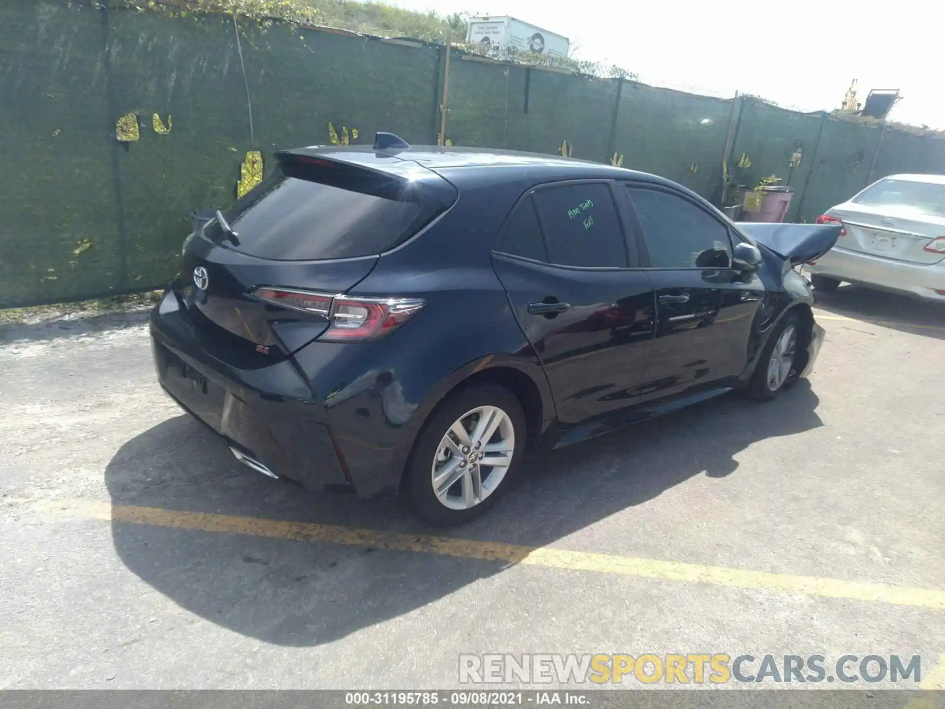 4 Photograph of a damaged car JTND4MBE3N3149154 TOYOTA COROLLA HATCHBACK 2022