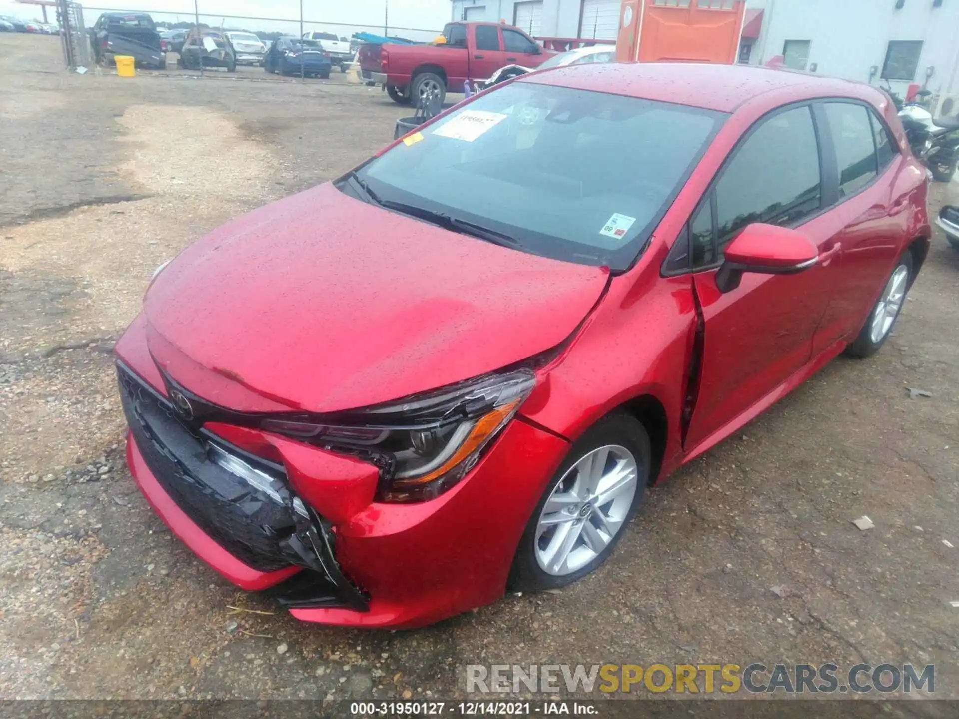 6 Photograph of a damaged car JTND4MBE4N3153701 TOYOTA COROLLA HATCHBACK 2022