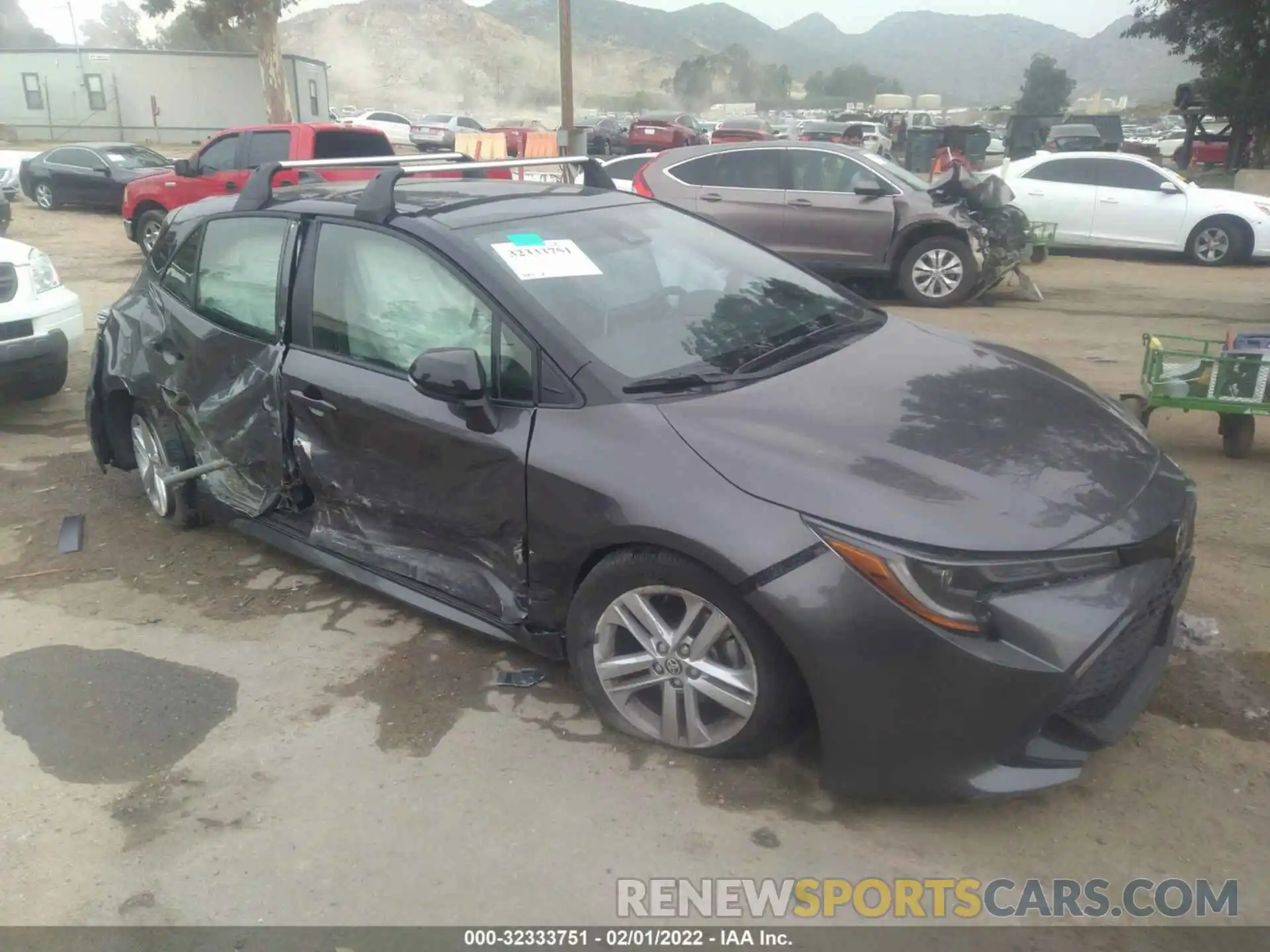 1 Photograph of a damaged car JTND4MBE4N3155335 TOYOTA COROLLA HATCHBACK 2022