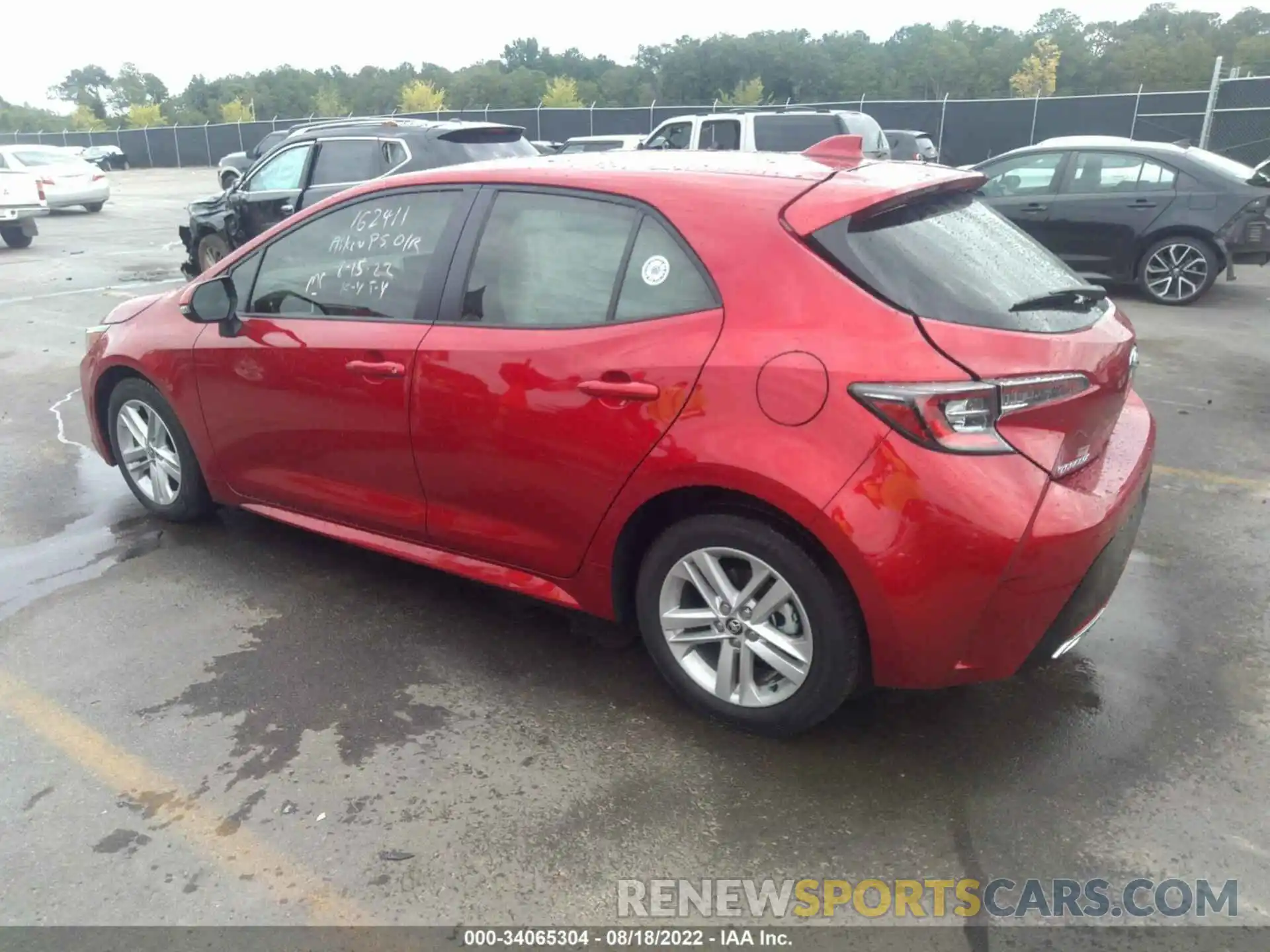 3 Photograph of a damaged car JTND4MBE4N3169476 TOYOTA COROLLA HATCHBACK 2022