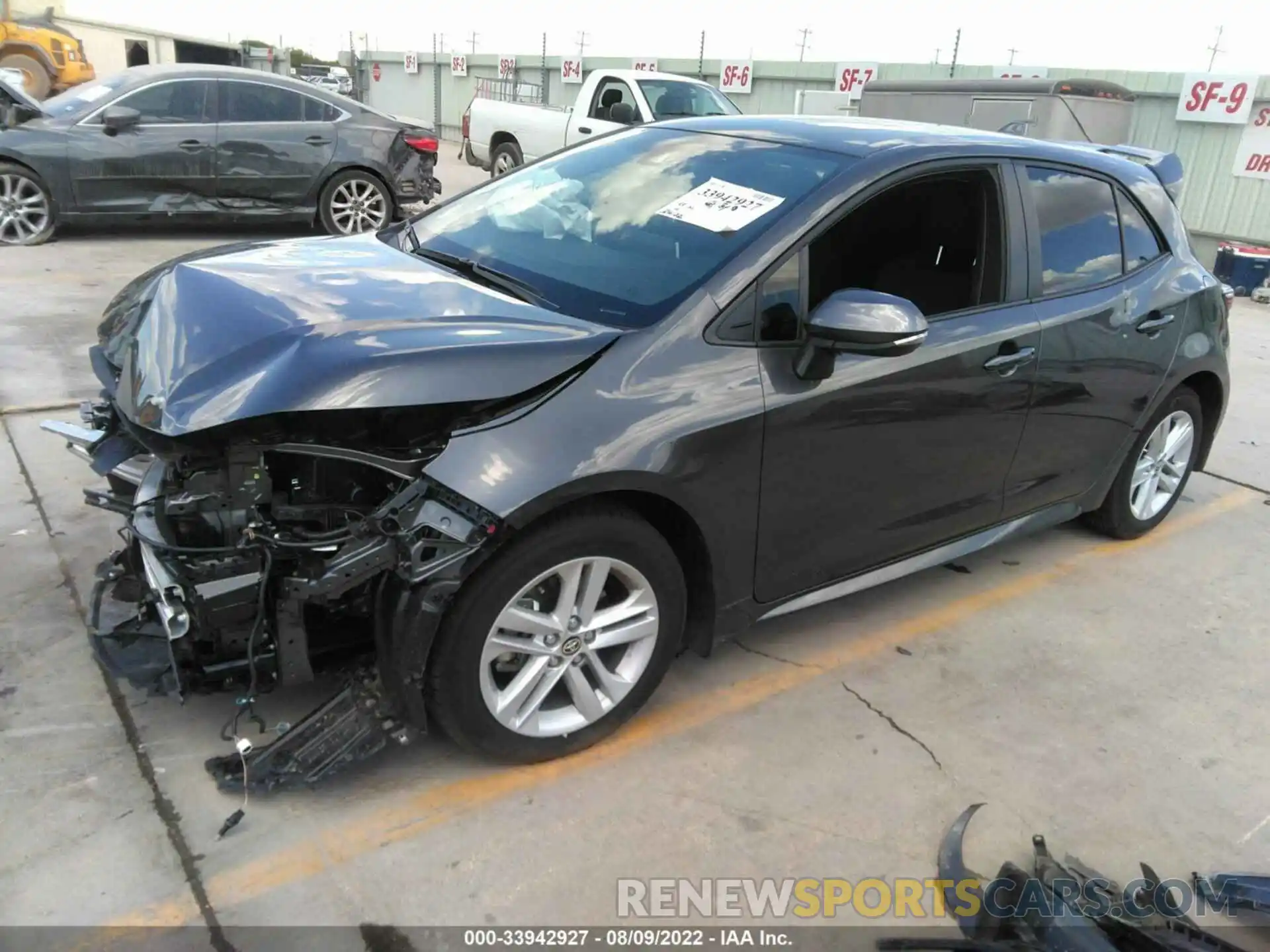 2 Photograph of a damaged car JTND4MBE4N3178484 TOYOTA COROLLA HATCHBACK 2022