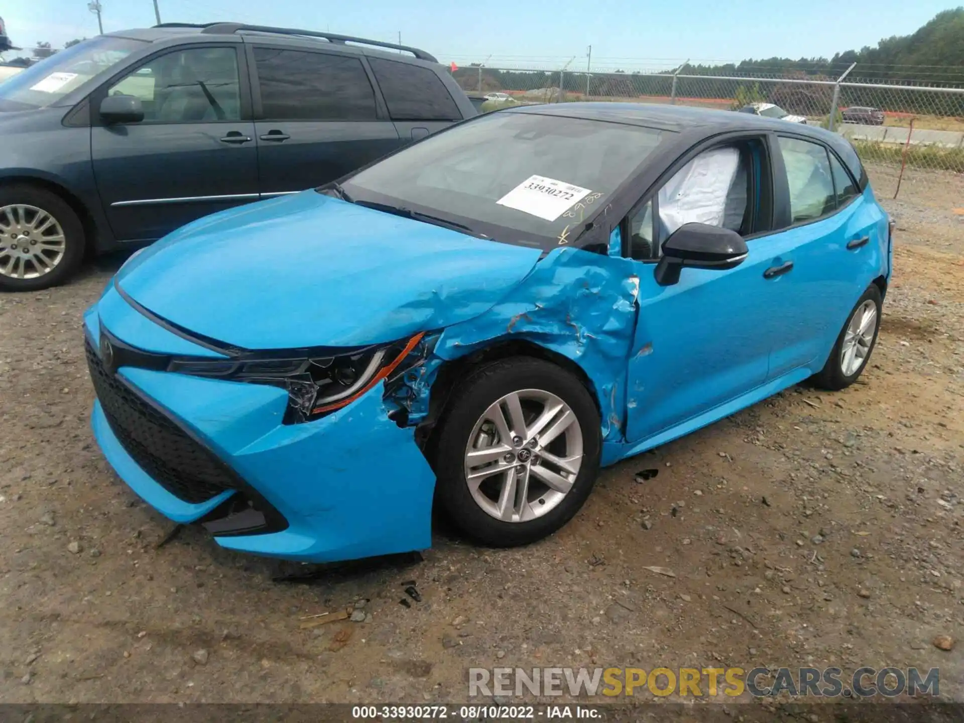 2 Photograph of a damaged car JTND4MBE5N3155232 TOYOTA COROLLA HATCHBACK 2022