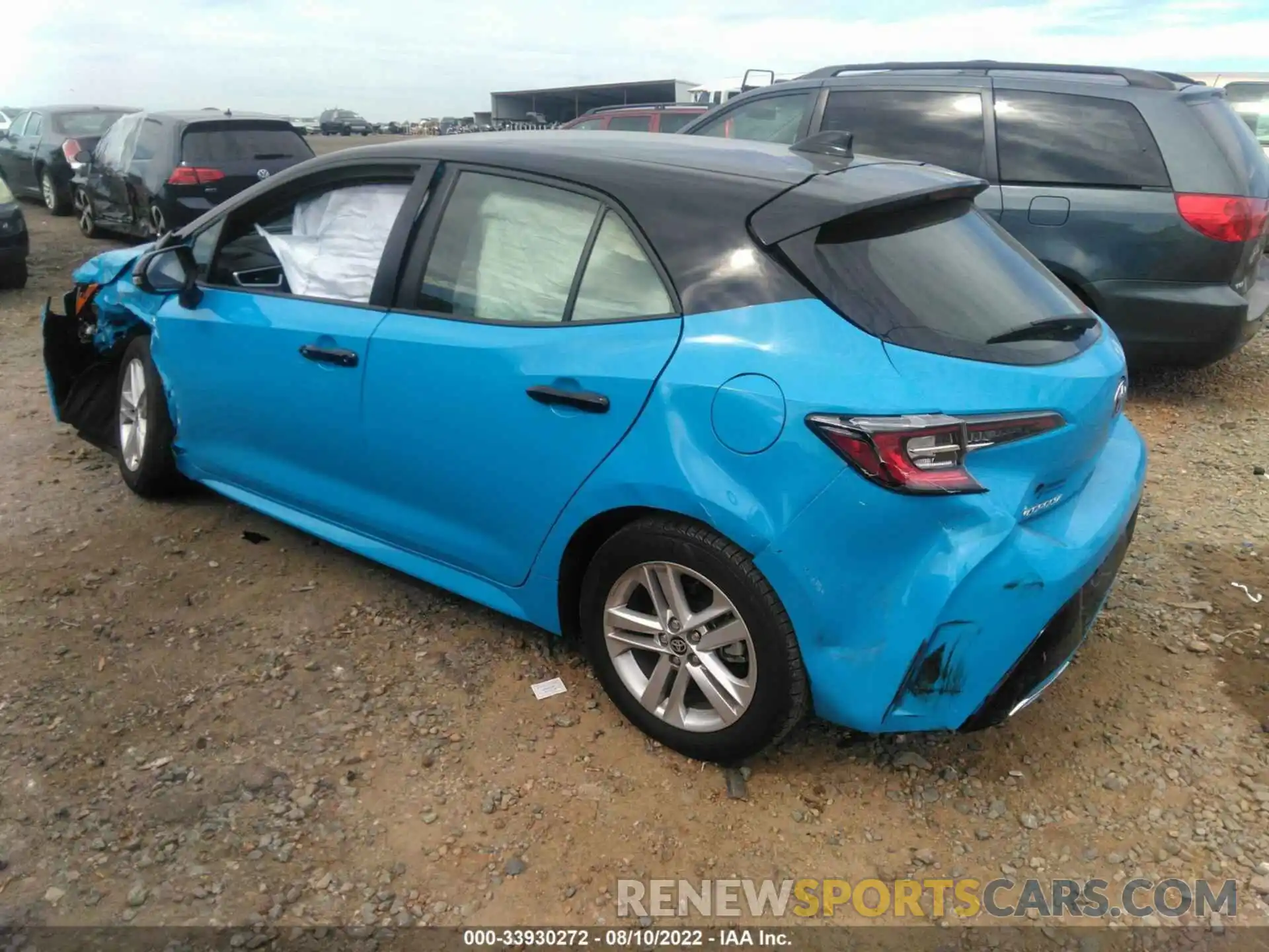 3 Photograph of a damaged car JTND4MBE5N3155232 TOYOTA COROLLA HATCHBACK 2022