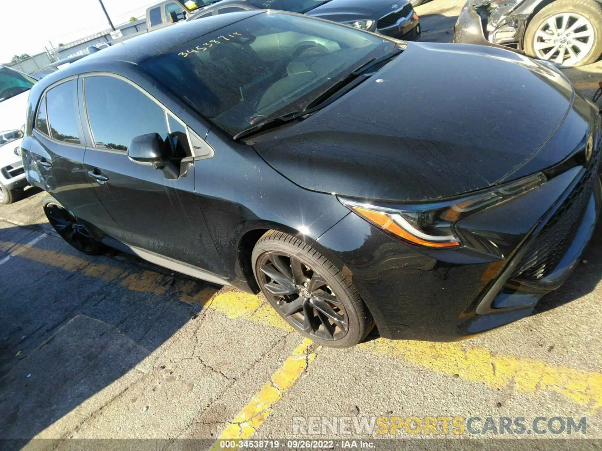 1 Photograph of a damaged car JTND4MBE5N3160043 TOYOTA COROLLA HATCHBACK 2022