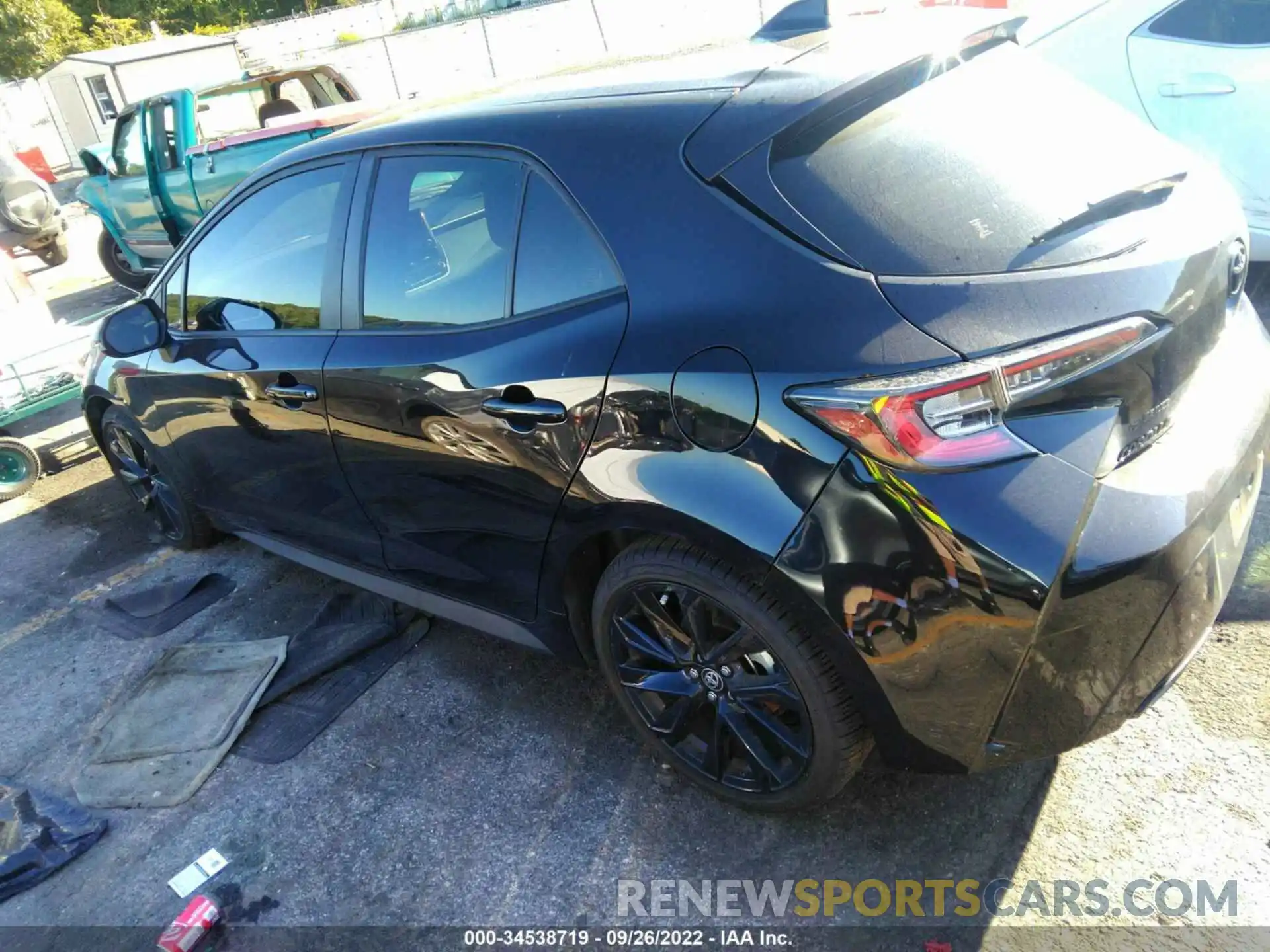 3 Photograph of a damaged car JTND4MBE5N3160043 TOYOTA COROLLA HATCHBACK 2022