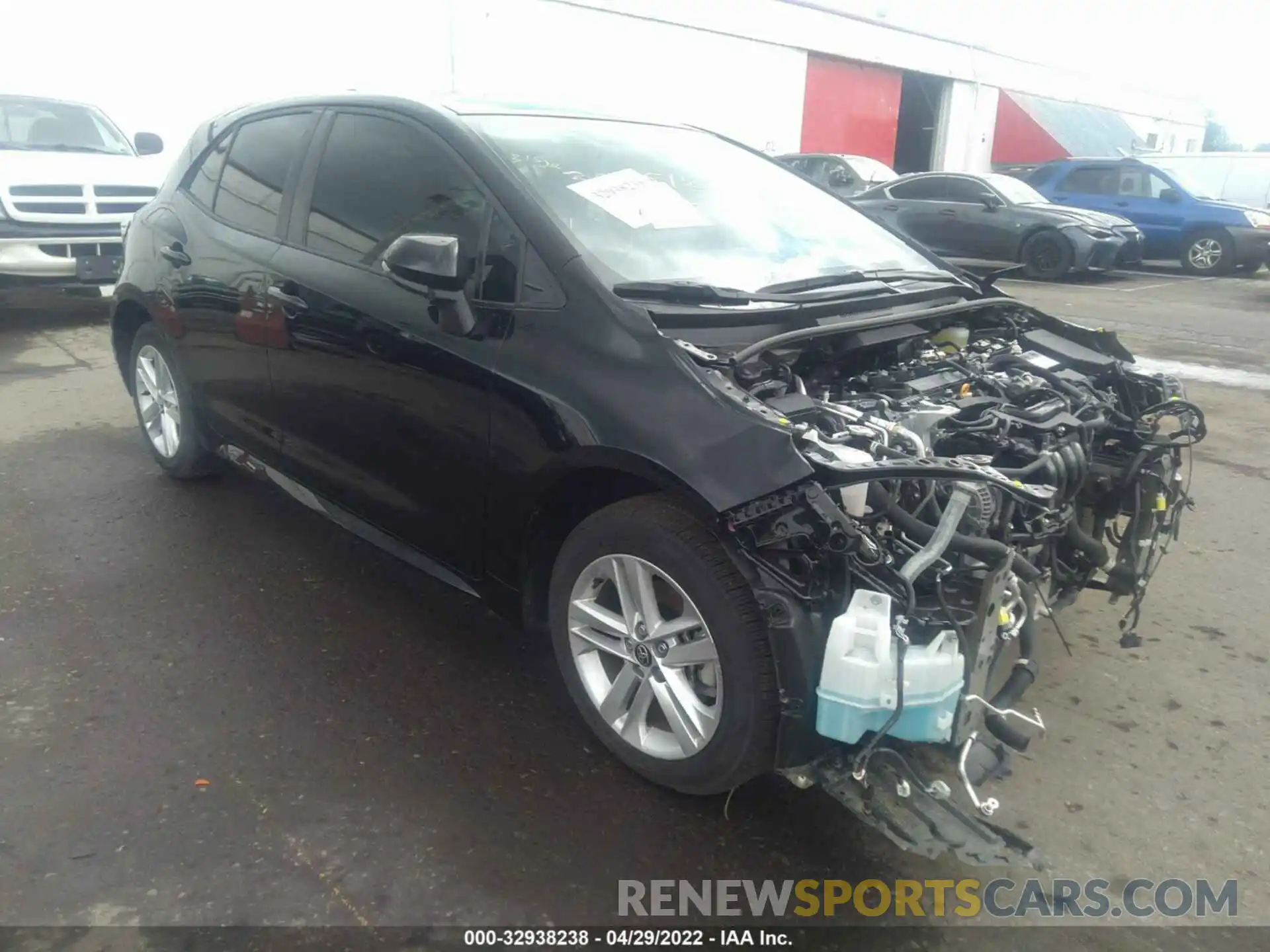 1 Photograph of a damaged car JTND4MBE6N3161640 TOYOTA COROLLA HATCHBACK 2022