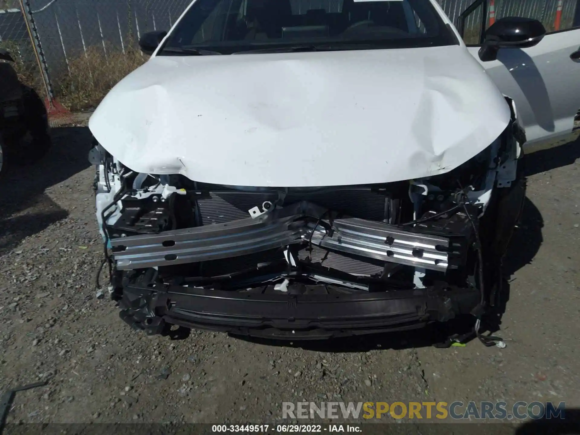 6 Photograph of a damaged car JTND4MBE6N3172881 TOYOTA COROLLA HATCHBACK 2022