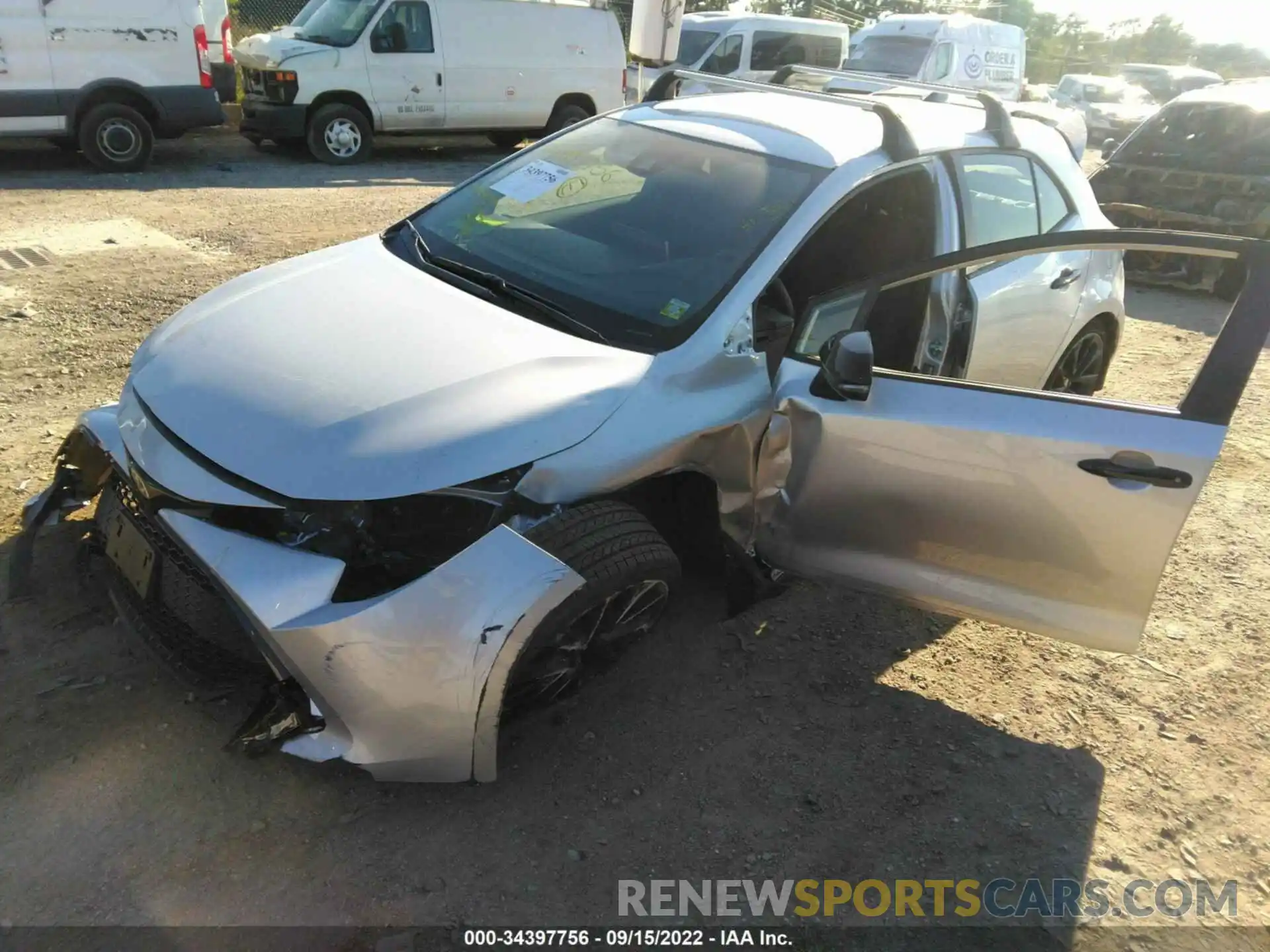 6 Photograph of a damaged car JTND4MBE6N3179667 TOYOTA COROLLA HATCHBACK 2022