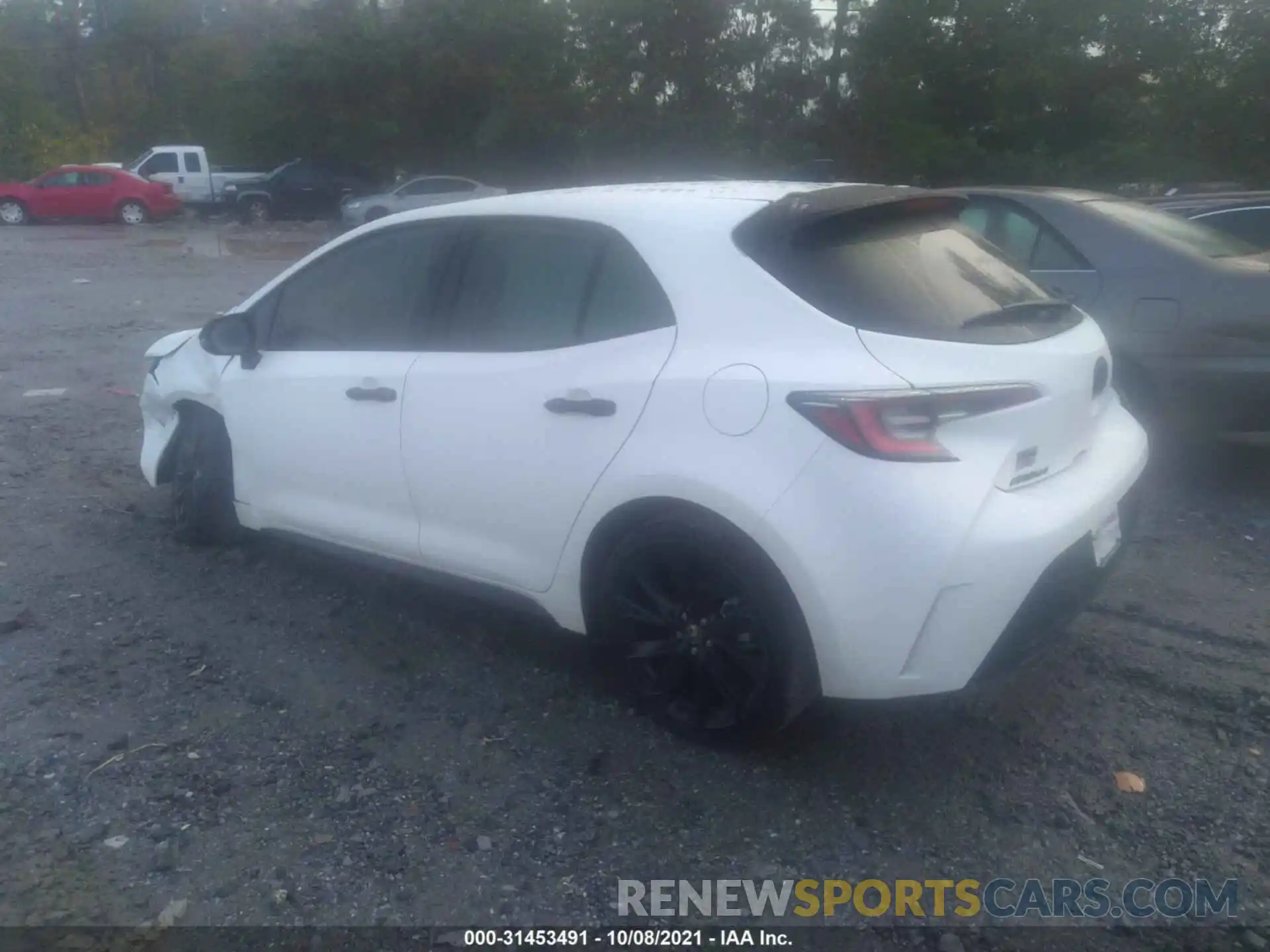 3 Photograph of a damaged car JTND4MBE9N3151457 TOYOTA COROLLA HATCHBACK 2022