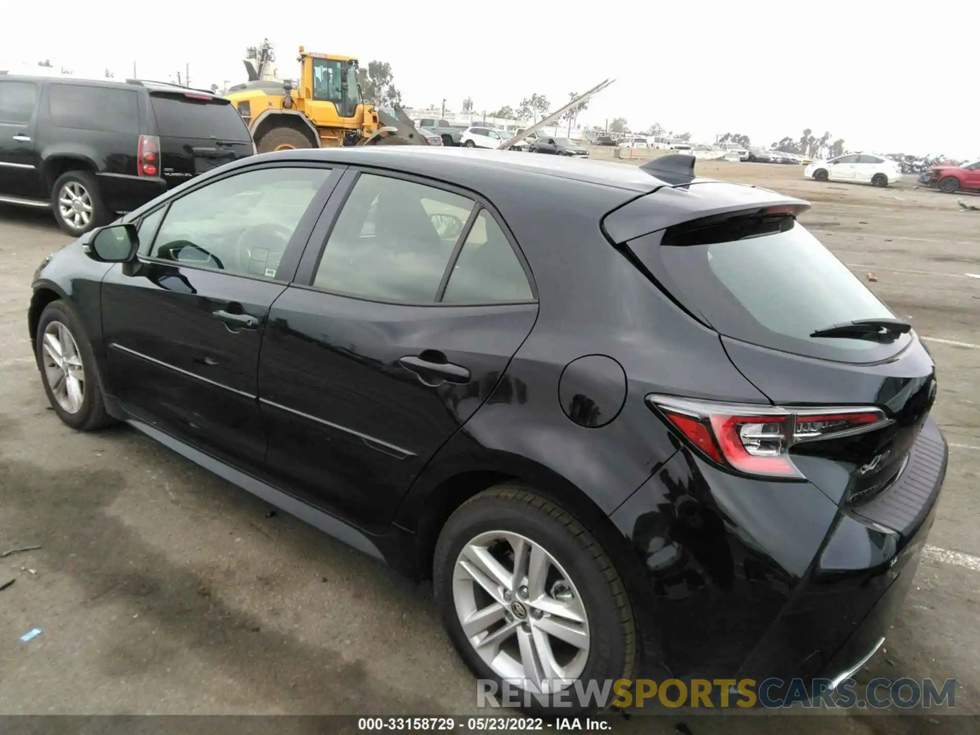 3 Photograph of a damaged car JTND4MBEXN3163780 TOYOTA COROLLA HATCHBACK 2022