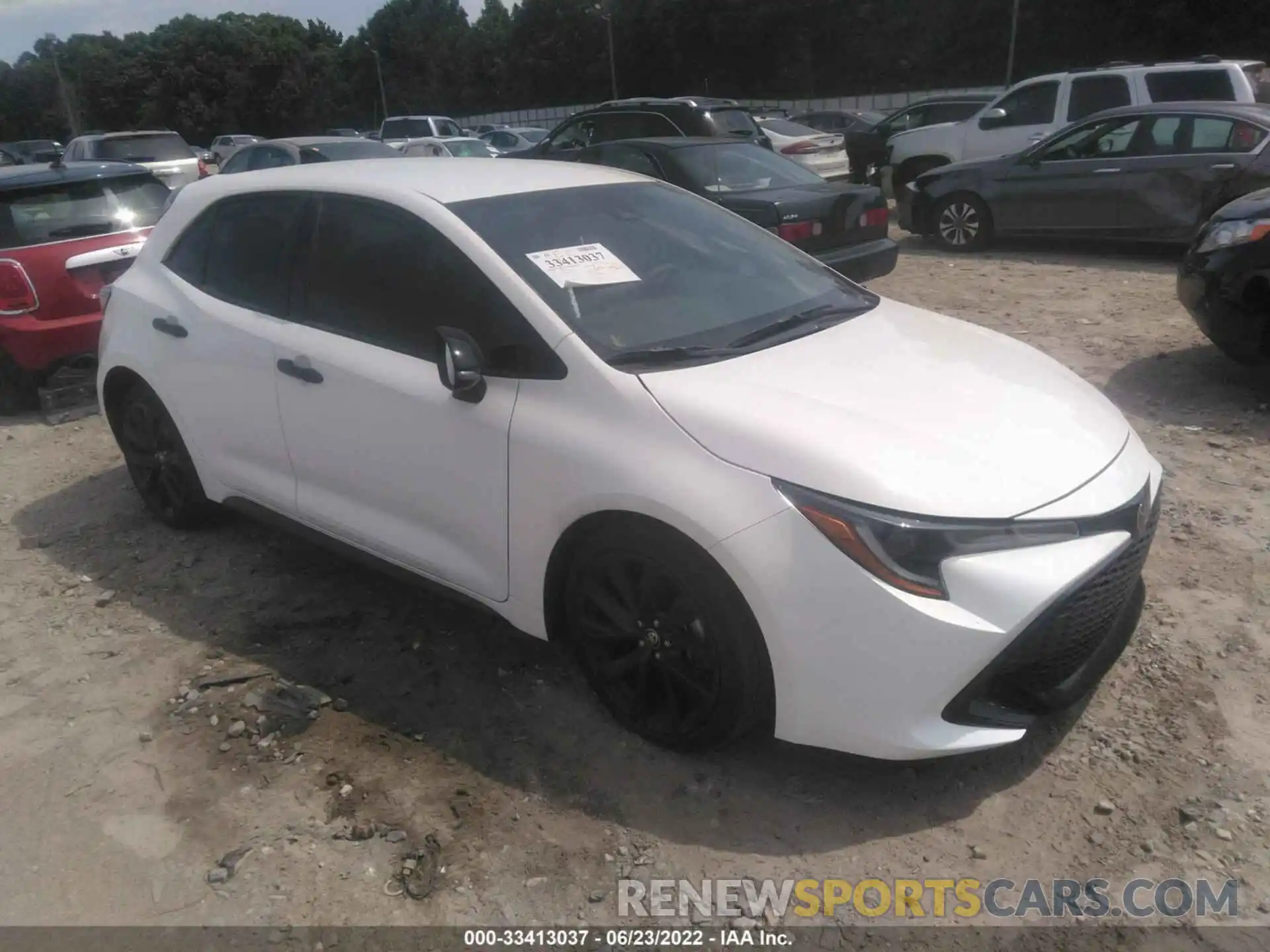 1 Photograph of a damaged car JTND4MBEXN3167053 TOYOTA COROLLA HATCHBACK 2022