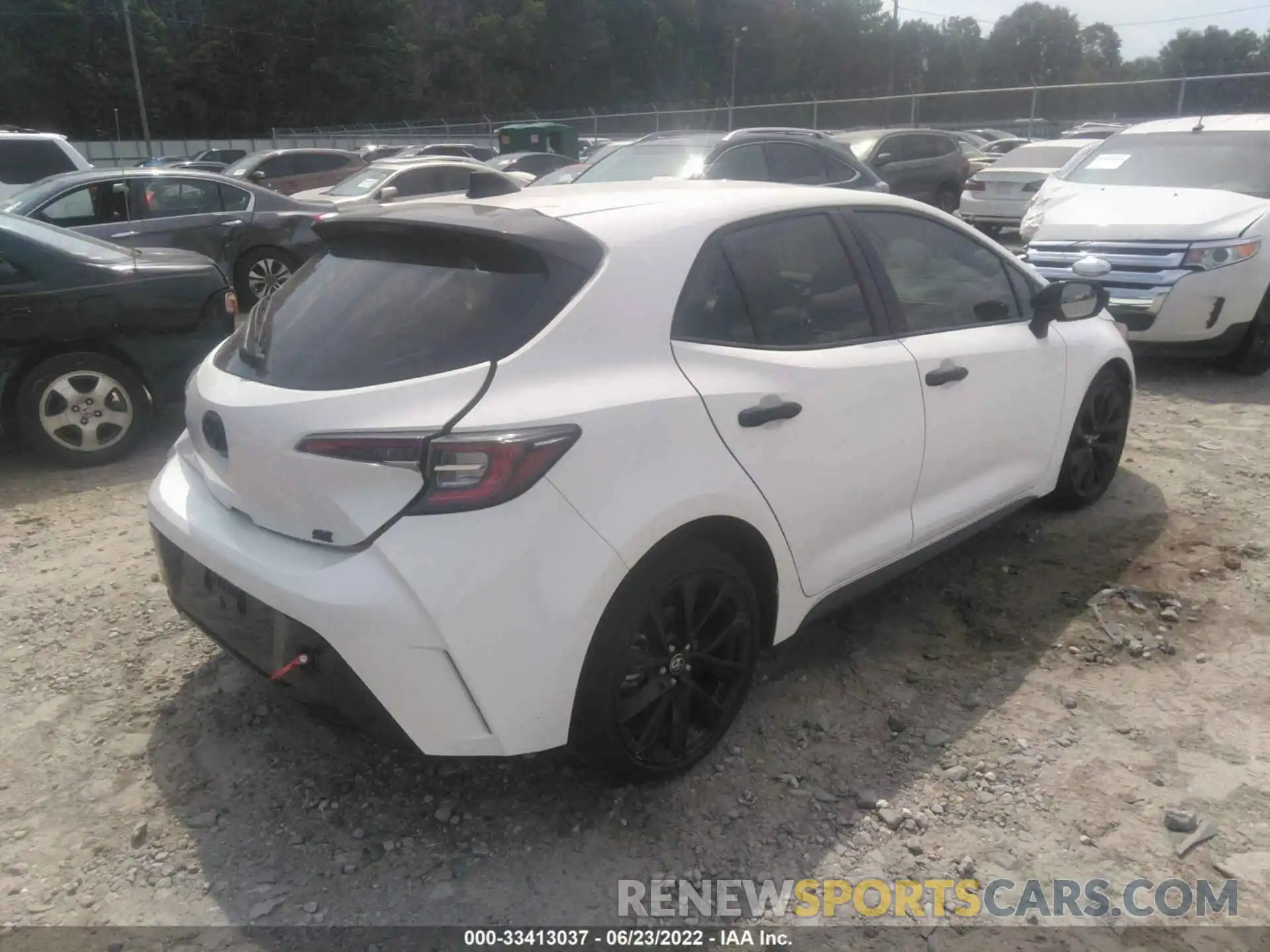 4 Photograph of a damaged car JTND4MBEXN3167053 TOYOTA COROLLA HATCHBACK 2022