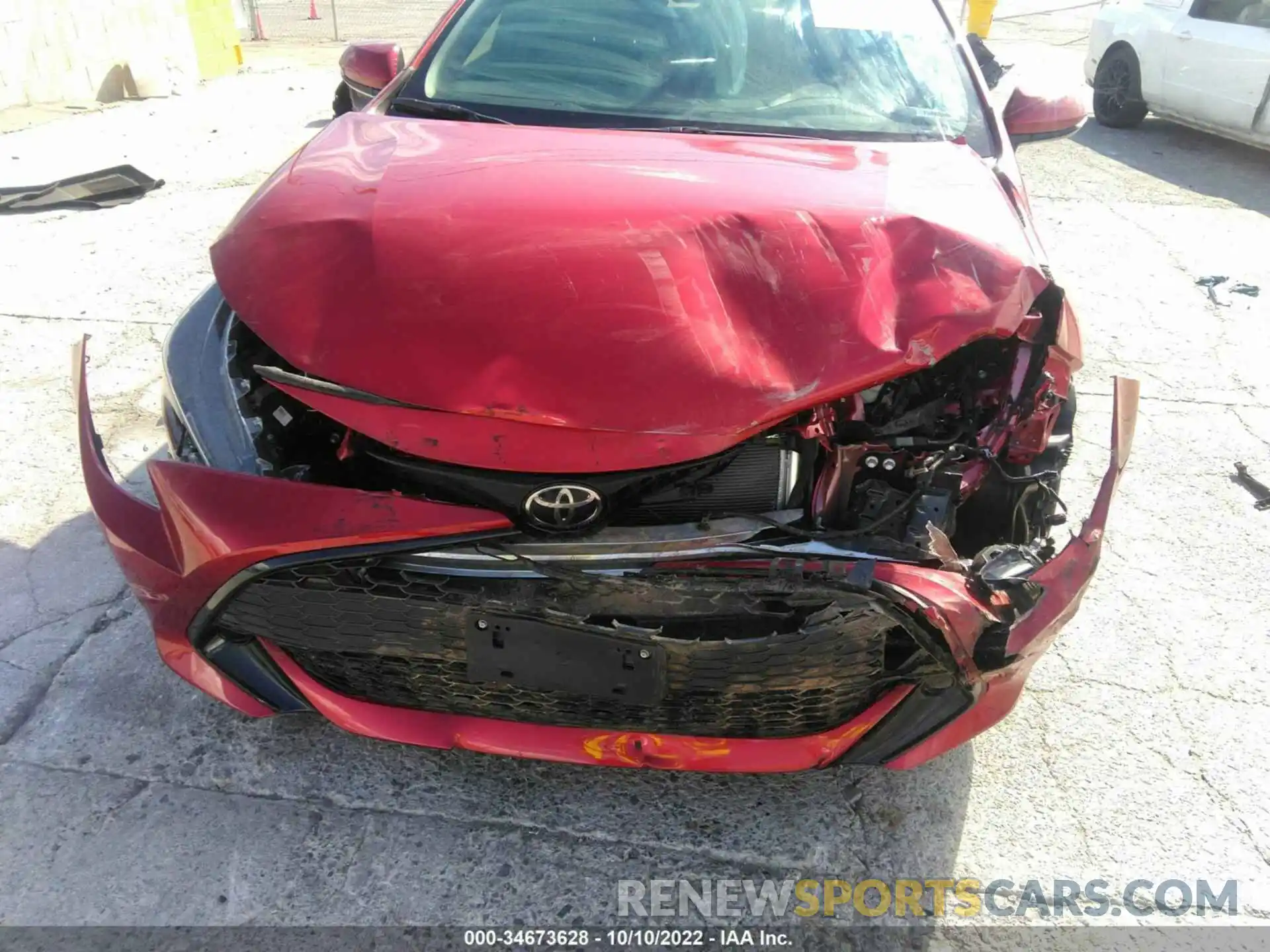 6 Photograph of a damaged car JTND4MBEXN3174083 TOYOTA COROLLA HATCHBACK 2022