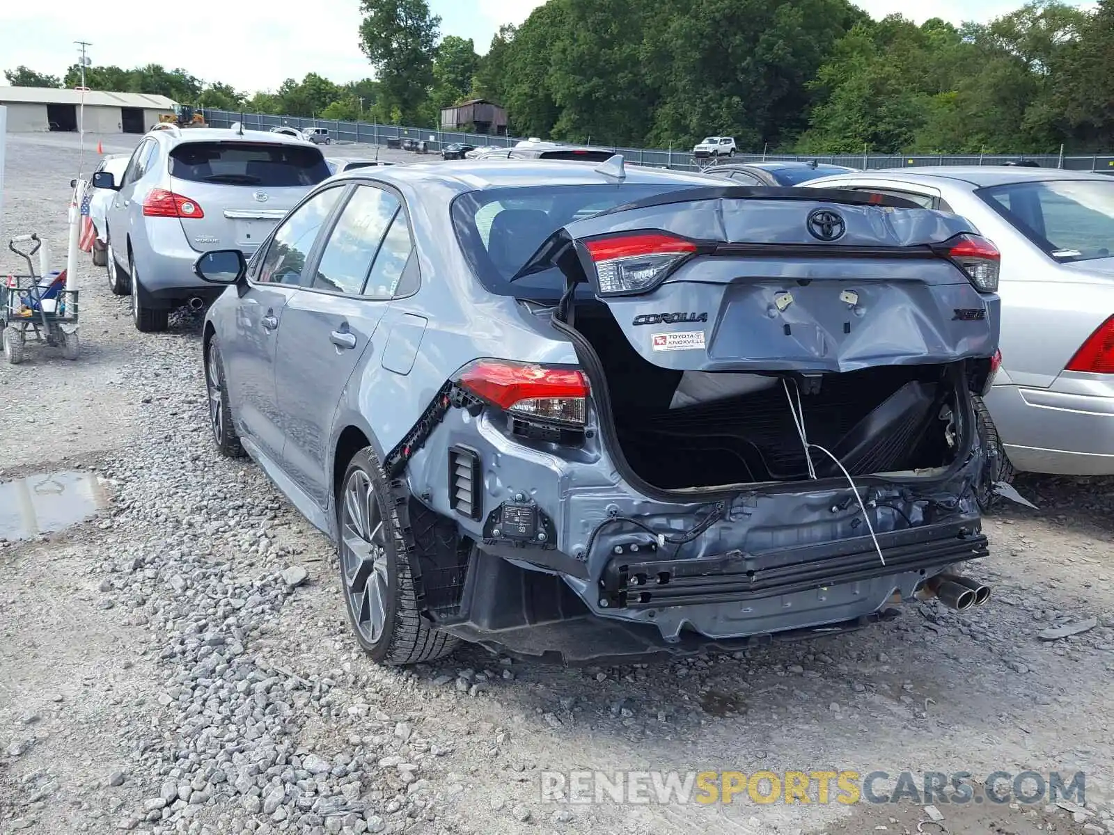 3 Photograph of a damaged car 5YFT4RCE8LP032153 TOYOTA COROLLA XS 2020