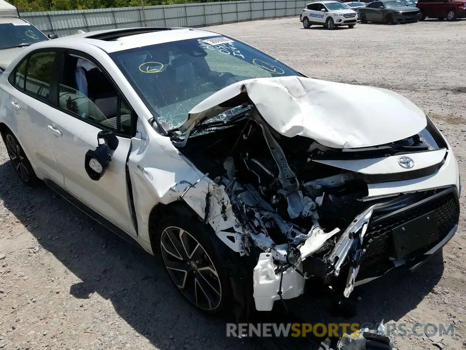 9 Photograph of a damaged car JTDT4RCE0LJ016999 TOYOTA COROLLA XS 2020