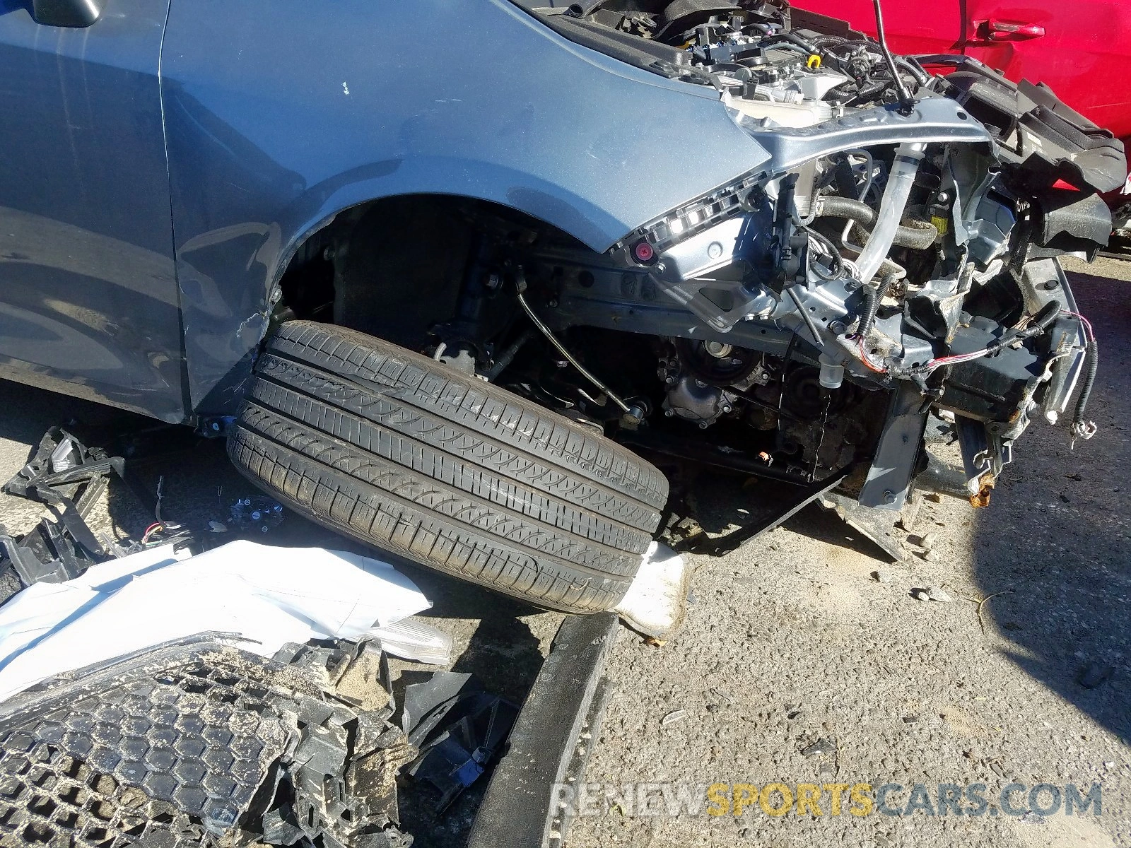 9 Photograph of a damaged car JTDT4RCE3LJ004118 TOYOTA COROLLA XS 2020