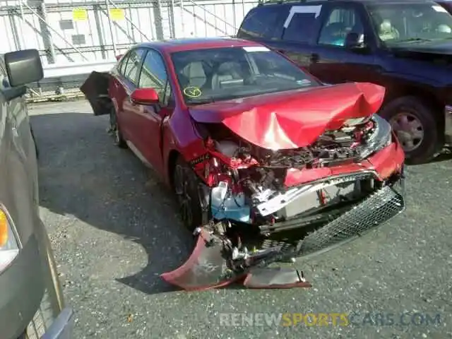 1 Photograph of a damaged car JTDT4RCE8LJ003708 TOYOTA COROLLA XS 2020