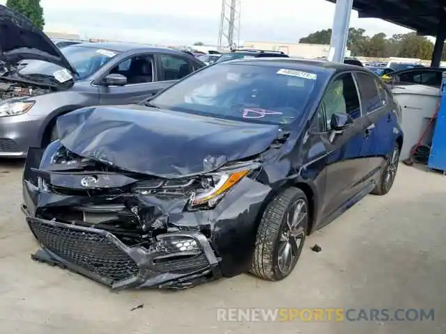 2 Фотография поврежденного автомобиля JTDT4RCE8LJ013753 TOYOTA COROLLA XS 2020