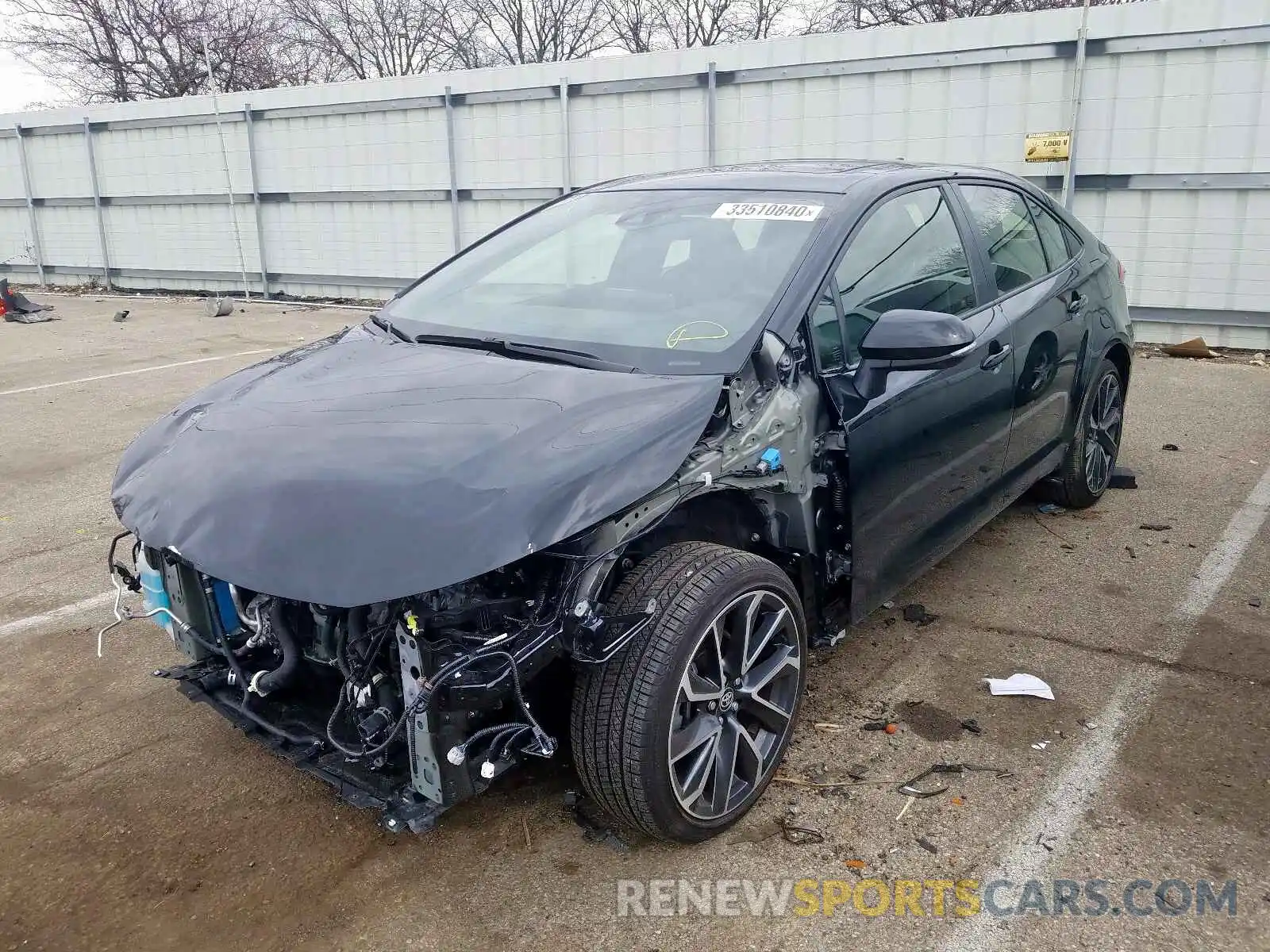 2 Photograph of a damaged car JTDT4RCE8LJ014885 TOYOTA COROLLA XS 2020