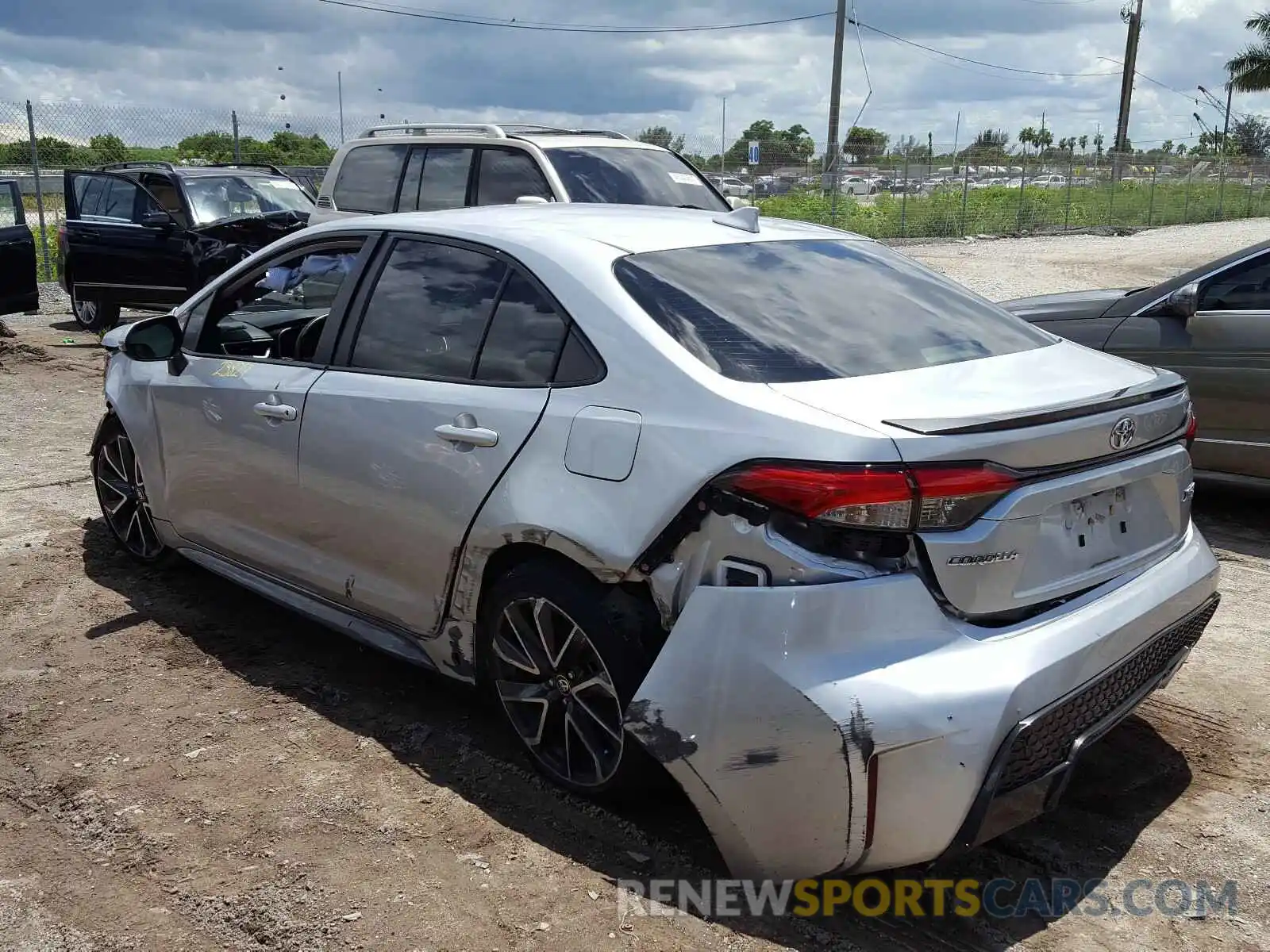 3 Photograph of a damaged car JTDT4RCEXLJ010479 TOYOTA COROLLA XS 2020