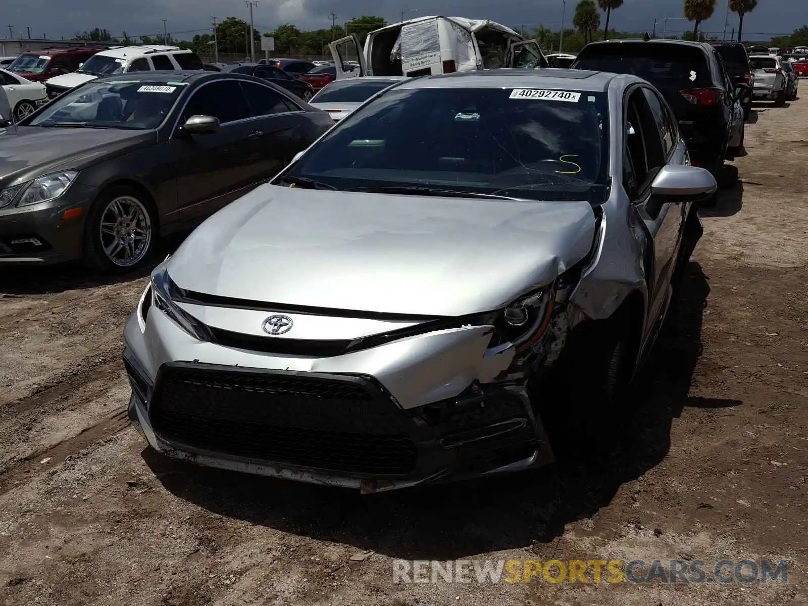 9 Photograph of a damaged car JTDT4RCEXLJ010479 TOYOTA COROLLA XS 2020