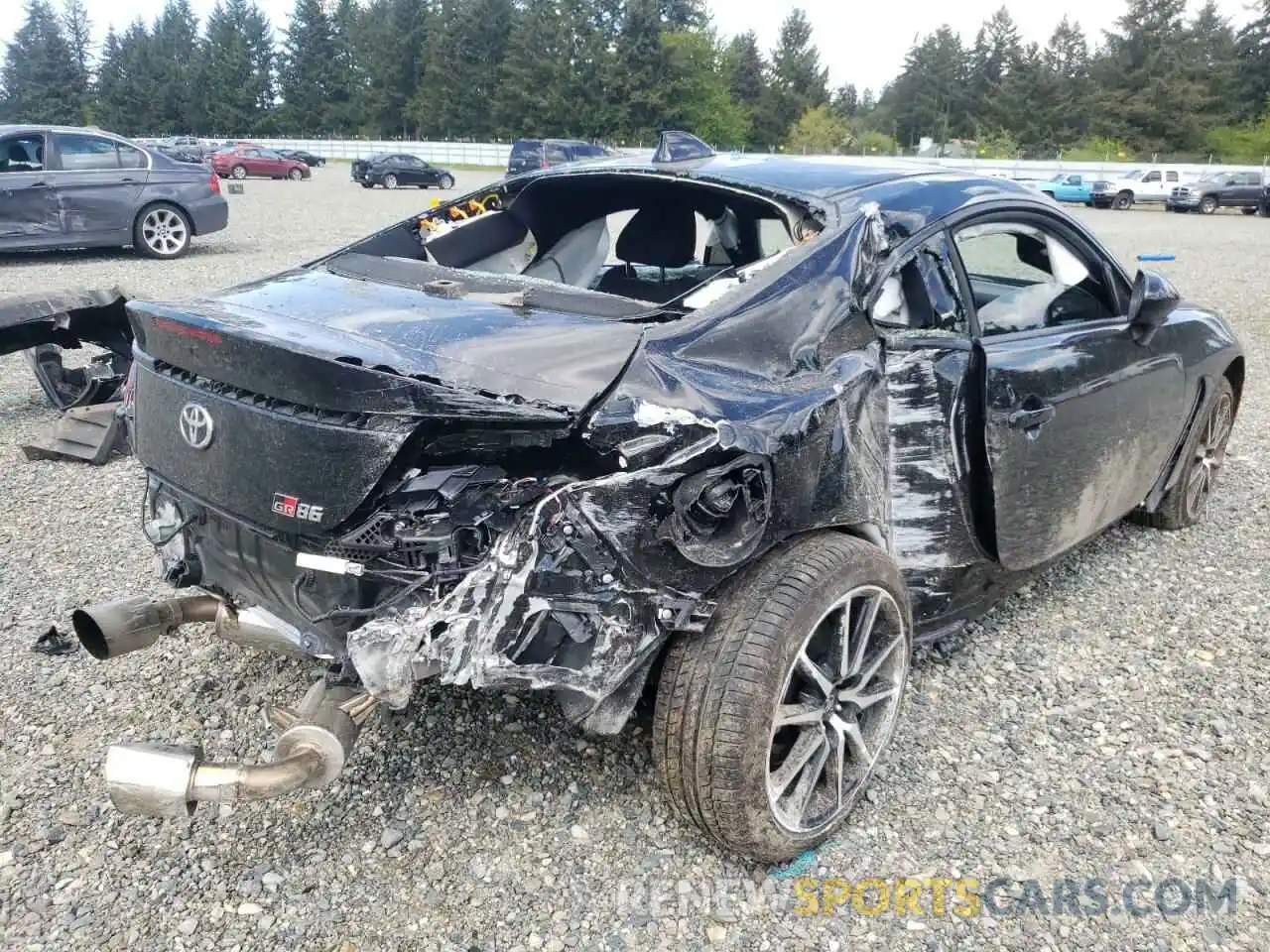 4 Photograph of a damaged car JF1ZNBB15N9751369 TOYOTA GR 86 2022