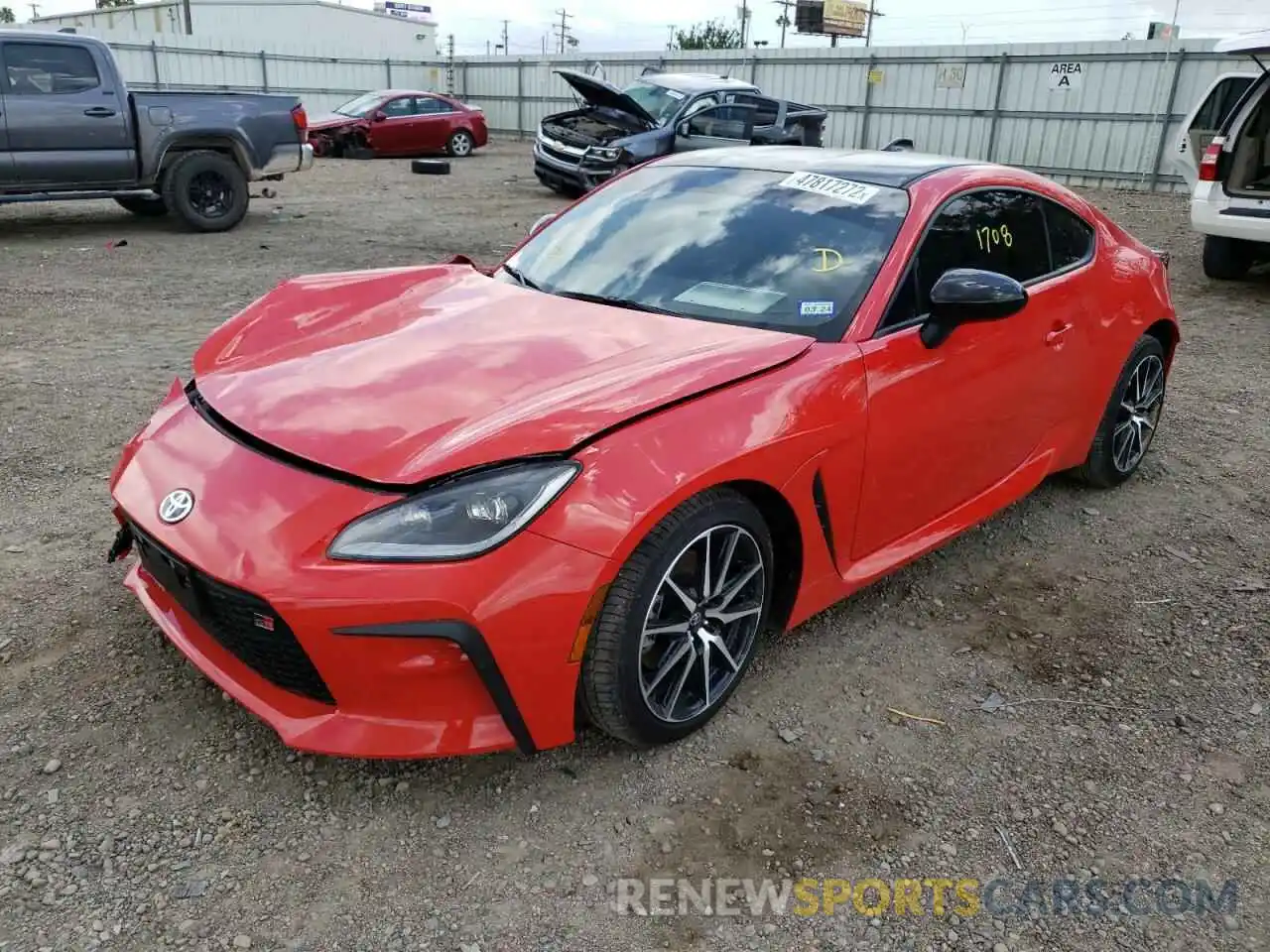 2 Photograph of a damaged car JF1ZNBC10N8753051 TOYOTA GR 86 2022