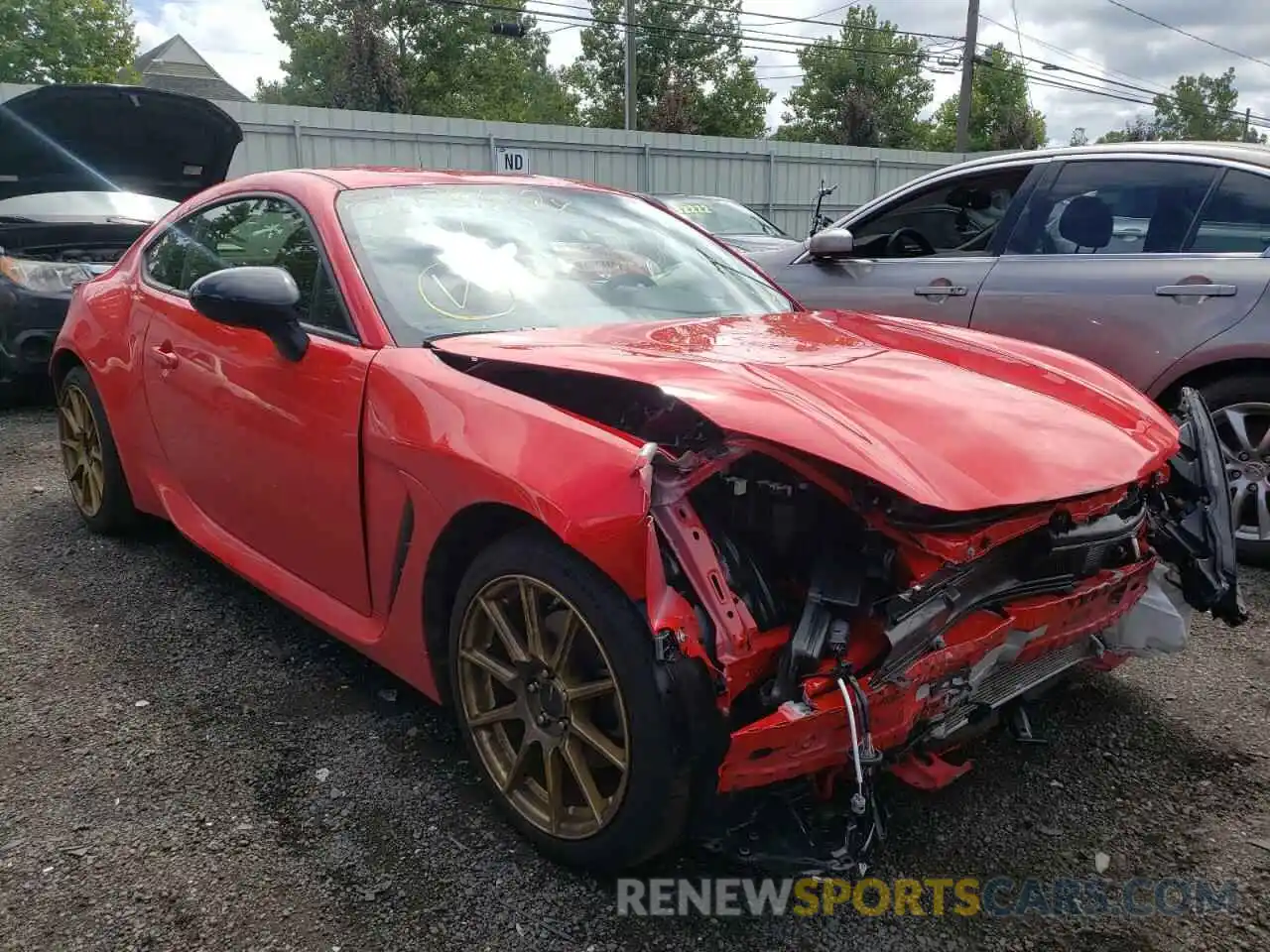 1 Photograph of a damaged car JF1ZNBC1XN8751310 TOYOTA GR 86 2022