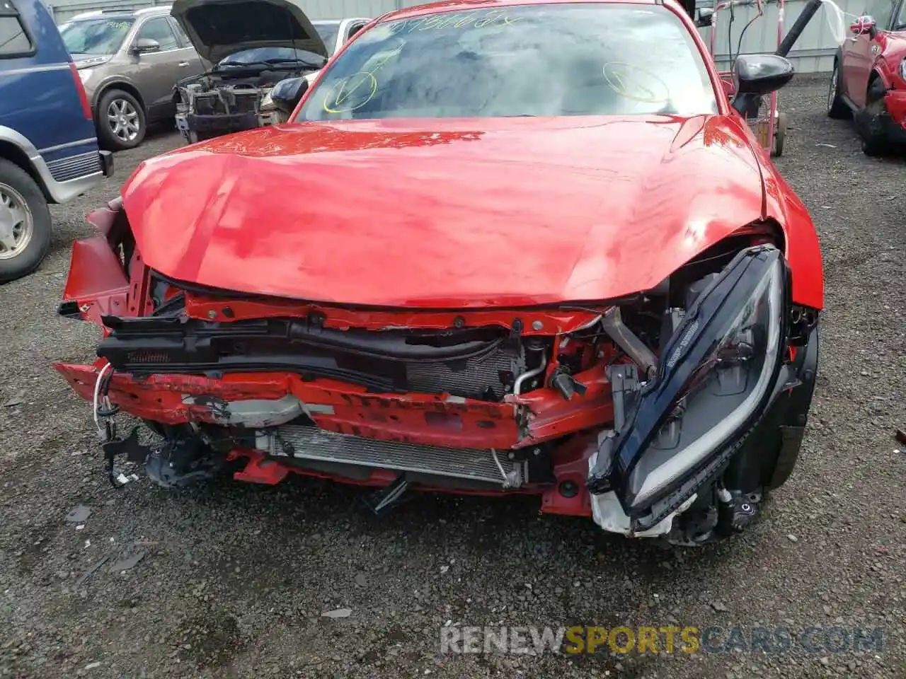 9 Photograph of a damaged car JF1ZNBC1XN8751310 TOYOTA GR 86 2022