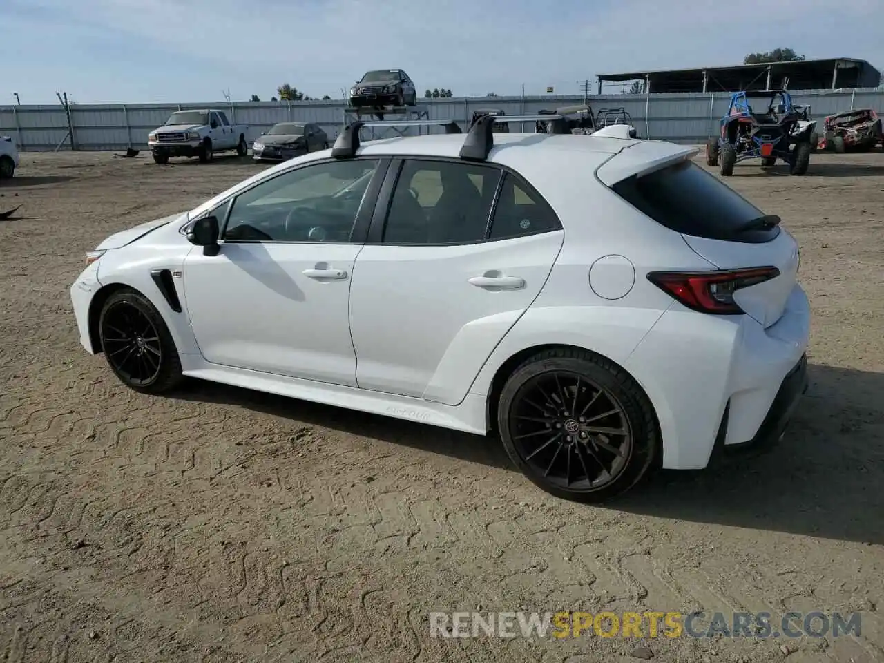 2 Photograph of a damaged car JTNABAAE6PA002656 TOYOTA GR COROLLA 2023