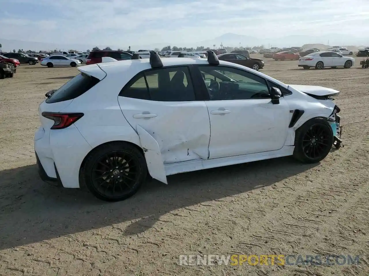 3 Photograph of a damaged car JTNABAAE6PA002656 TOYOTA GR COROLLA 2023