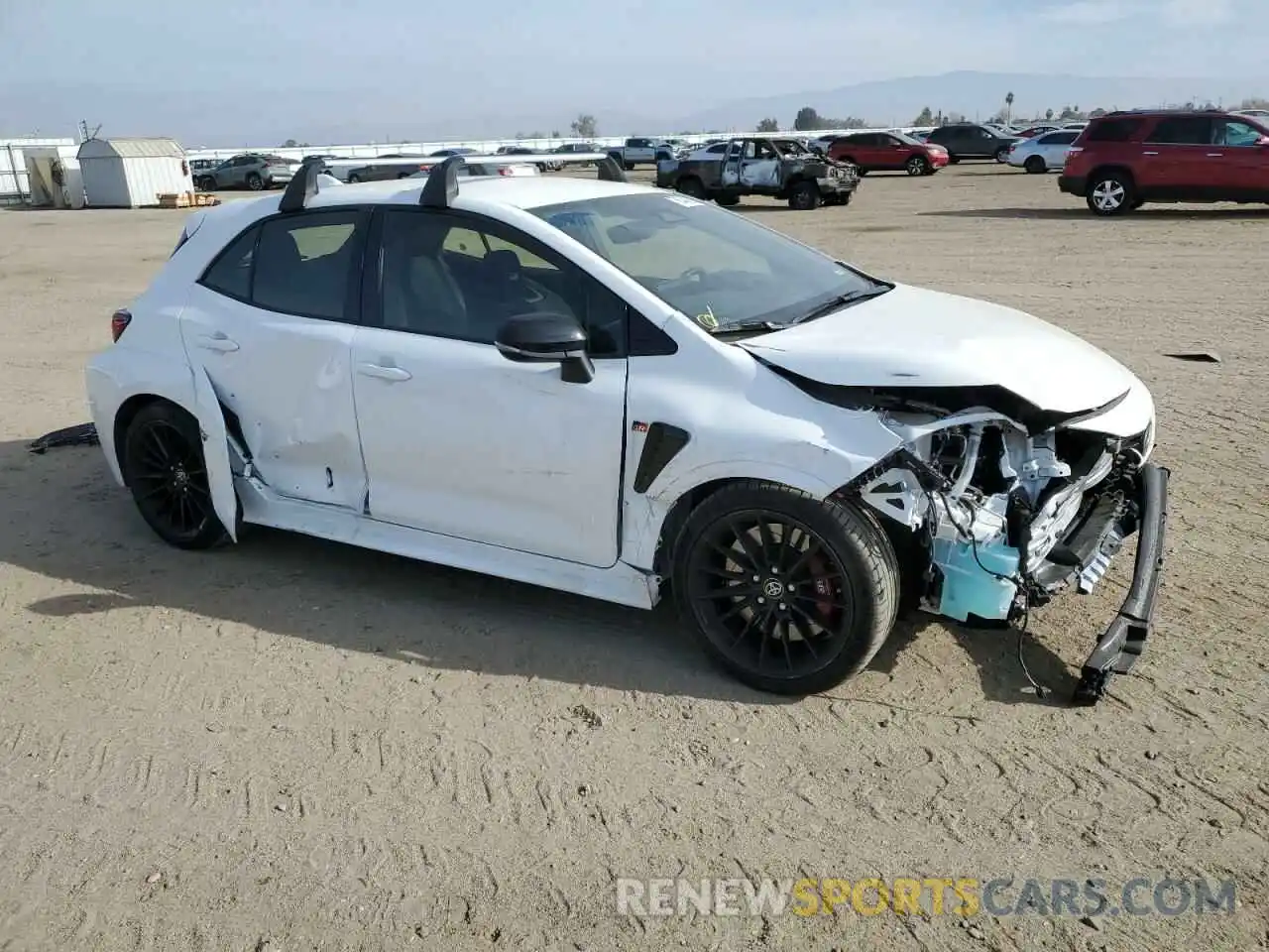 4 Photograph of a damaged car JTNABAAE6PA002656 TOYOTA GR COROLLA 2023