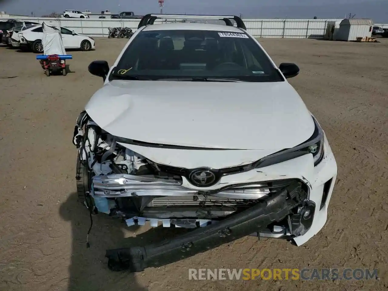 5 Photograph of a damaged car JTNABAAE6PA002656 TOYOTA GR COROLLA 2023