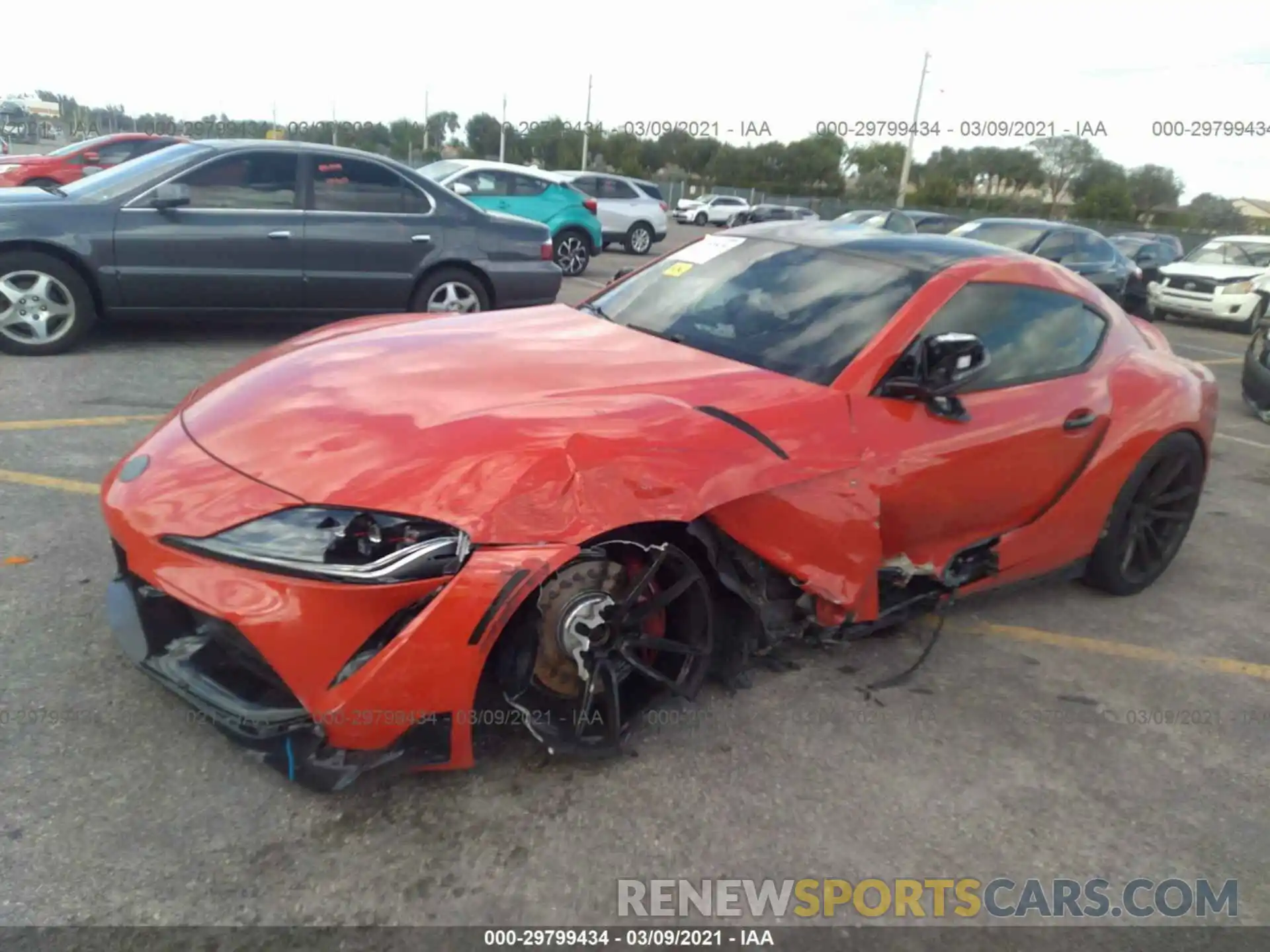 2 Photograph of a damaged car WZ1DB4C00LW026146 TOYOTA GR SUPRA 2020