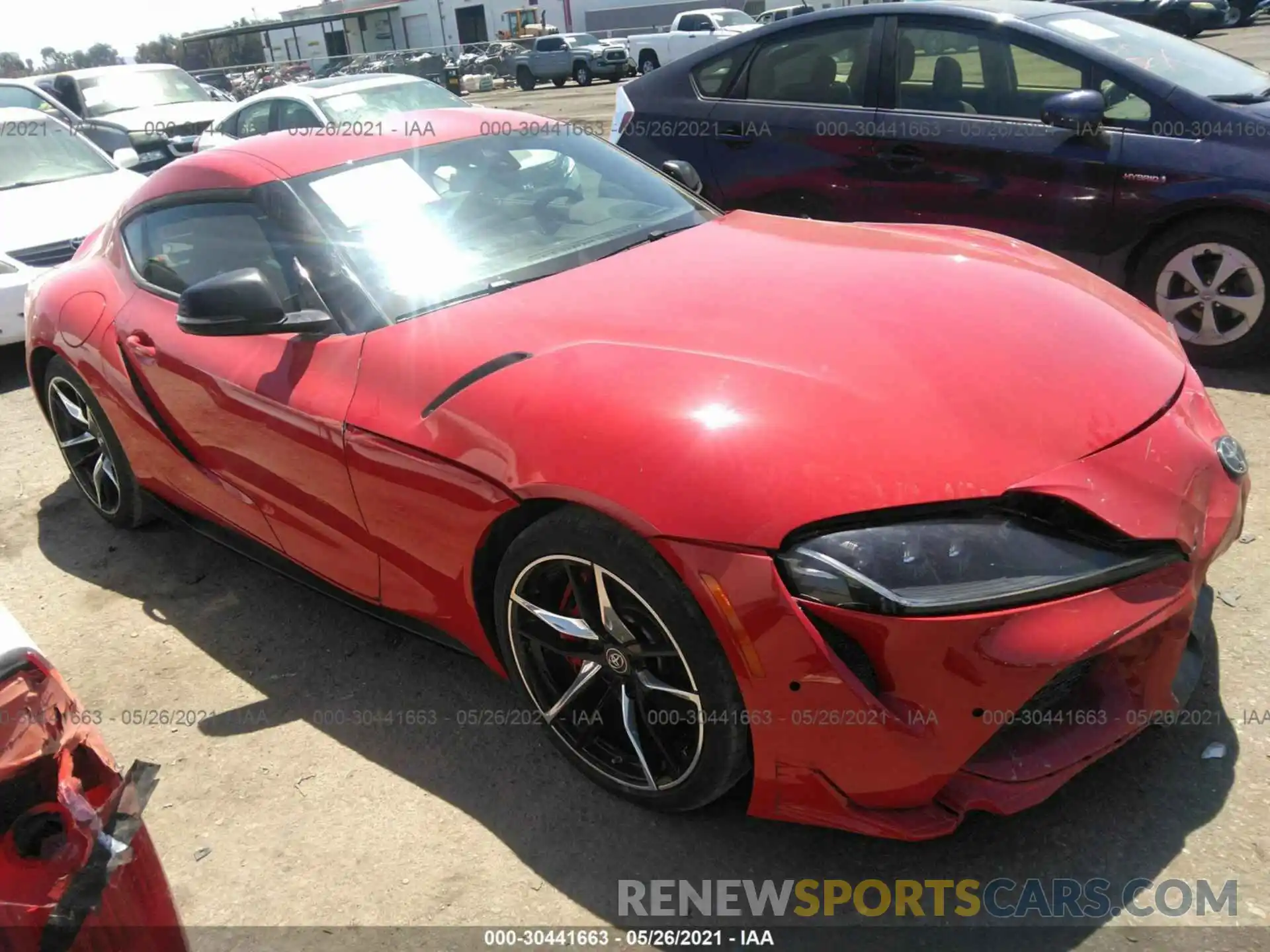 1 Photograph of a damaged car WZ1DB4C00LW030195 TOYOTA GR SUPRA 2020