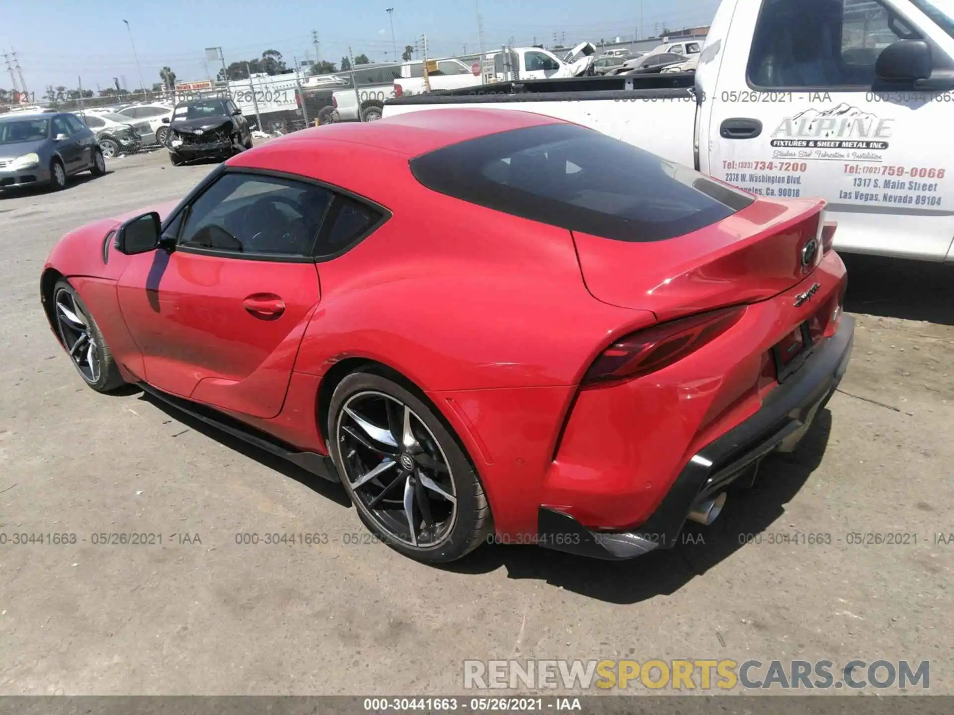 3 Photograph of a damaged car WZ1DB4C00LW030195 TOYOTA GR SUPRA 2020