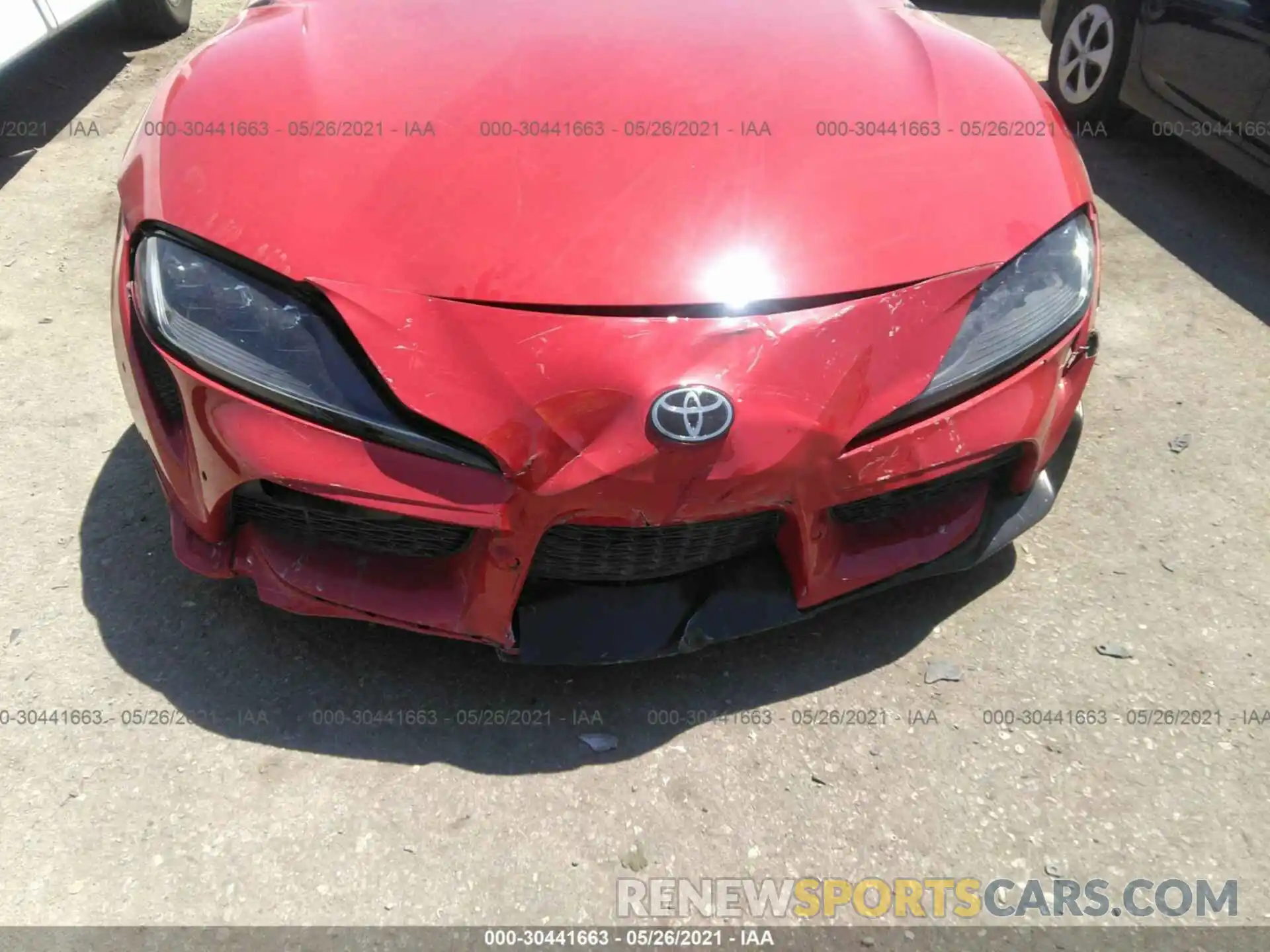 6 Photograph of a damaged car WZ1DB4C00LW030195 TOYOTA GR SUPRA 2020