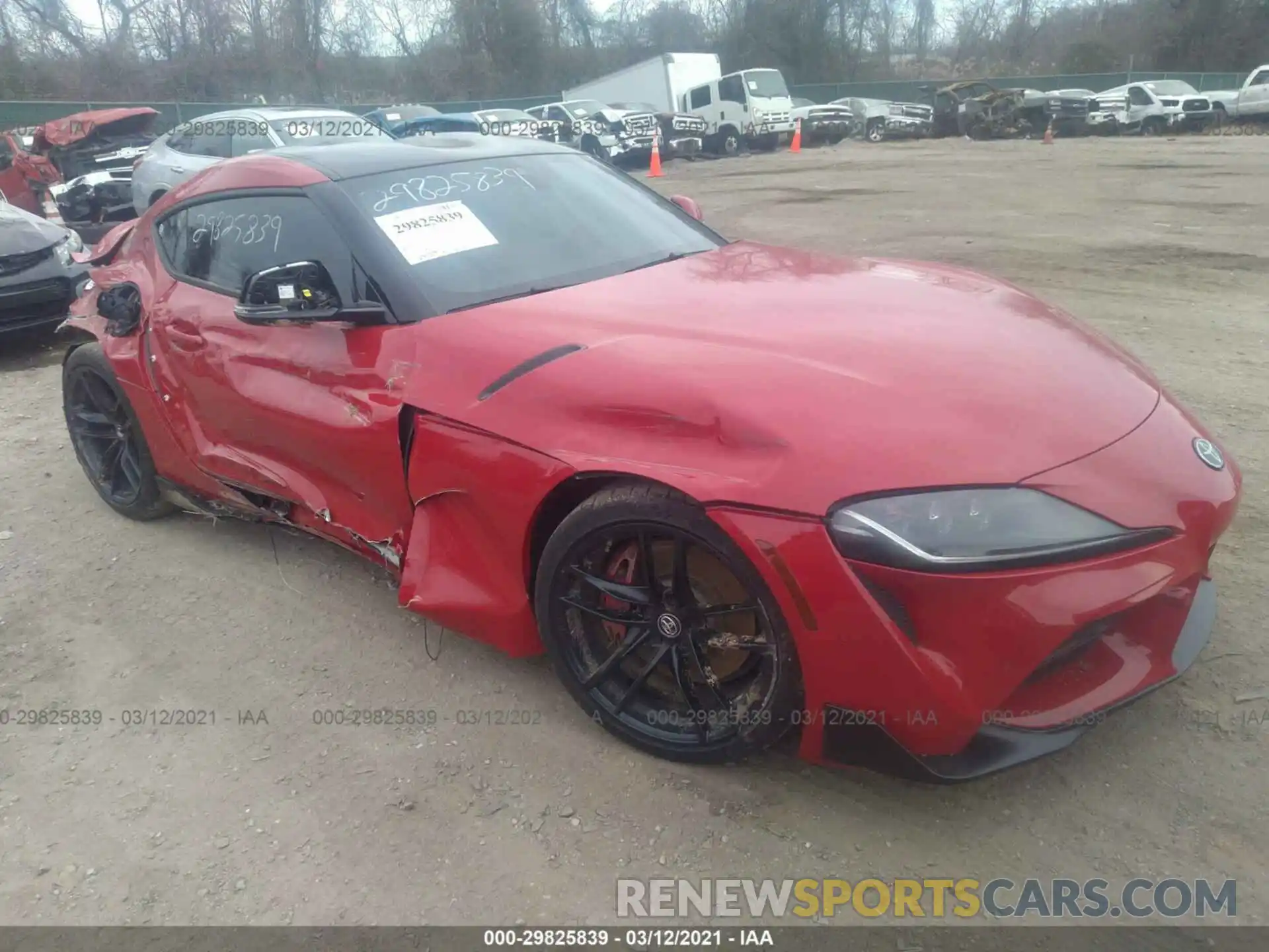 1 Photograph of a damaged car WZ1DB4C01LW022087 TOYOTA GR SUPRA 2020