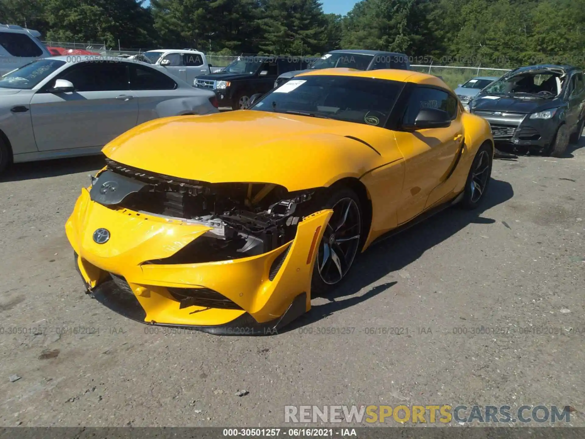 2 Photograph of a damaged car WZ1DB4C01LW023708 TOYOTA GR SUPRA 2020