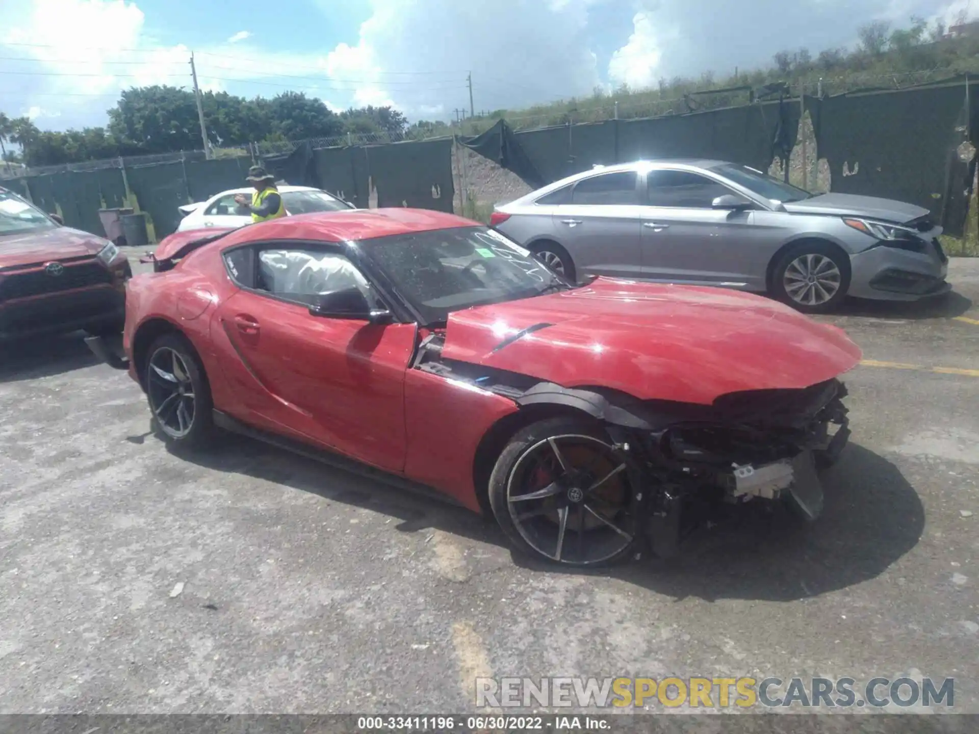 1 Photograph of a damaged car WZ1DB4C01LW029797 TOYOTA GR SUPRA 2020