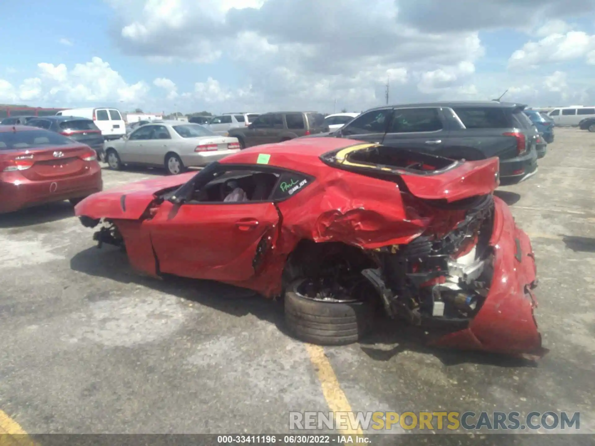 3 Photograph of a damaged car WZ1DB4C01LW029797 TOYOTA GR SUPRA 2020