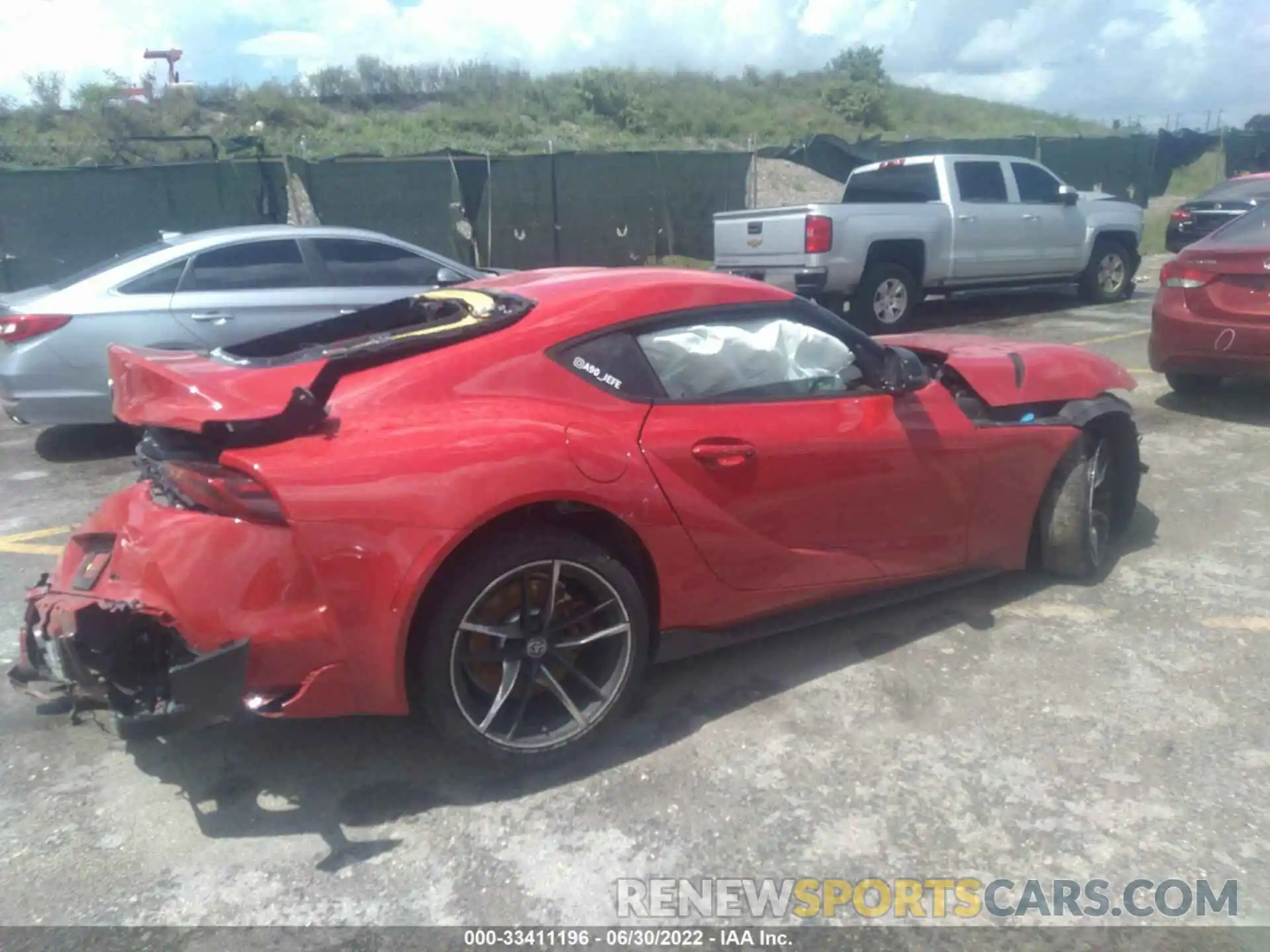 4 Photograph of a damaged car WZ1DB4C01LW029797 TOYOTA GR SUPRA 2020