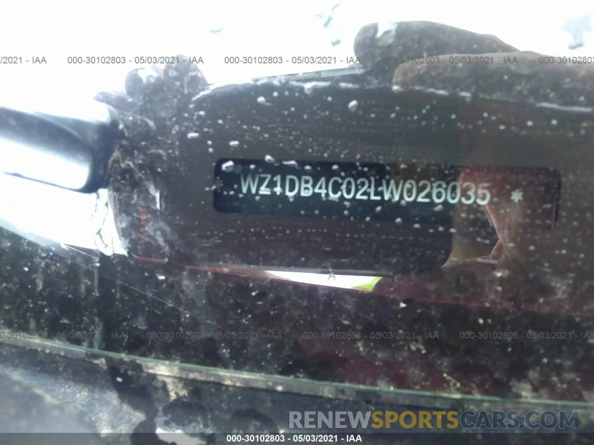 9 Photograph of a damaged car WZ1DB4C02LW026035 TOYOTA GR SUPRA 2020