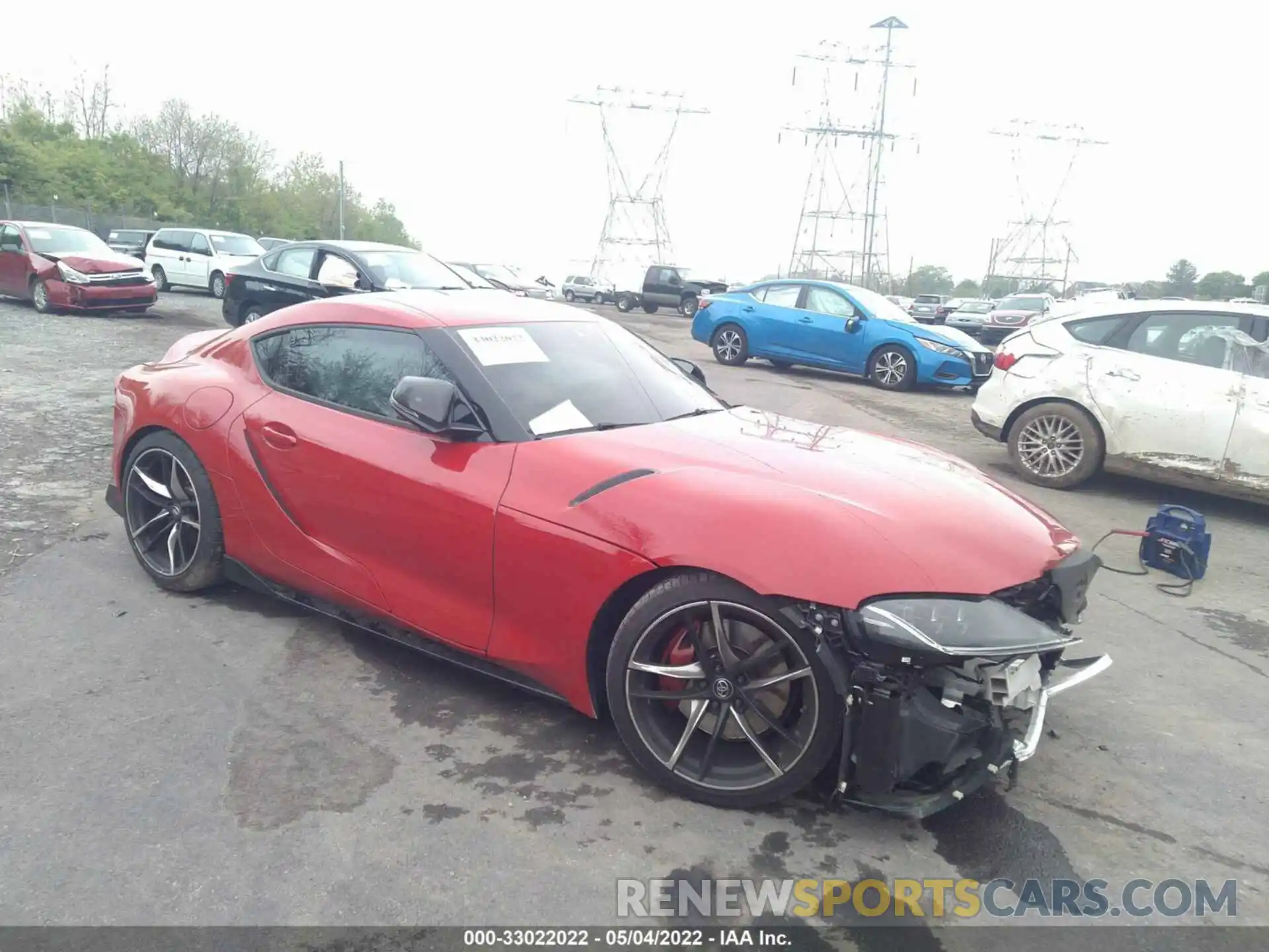 1 Photograph of a damaged car WZ1DB4C02LW026598 TOYOTA GR SUPRA 2020