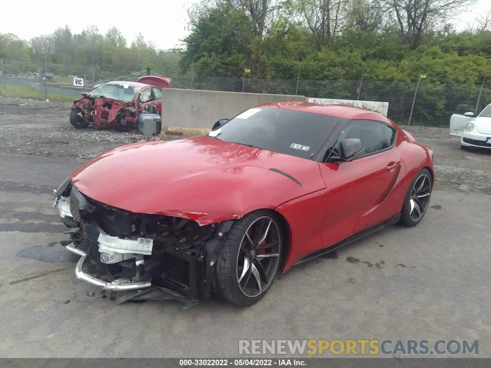 2 Photograph of a damaged car WZ1DB4C02LW026598 TOYOTA GR SUPRA 2020